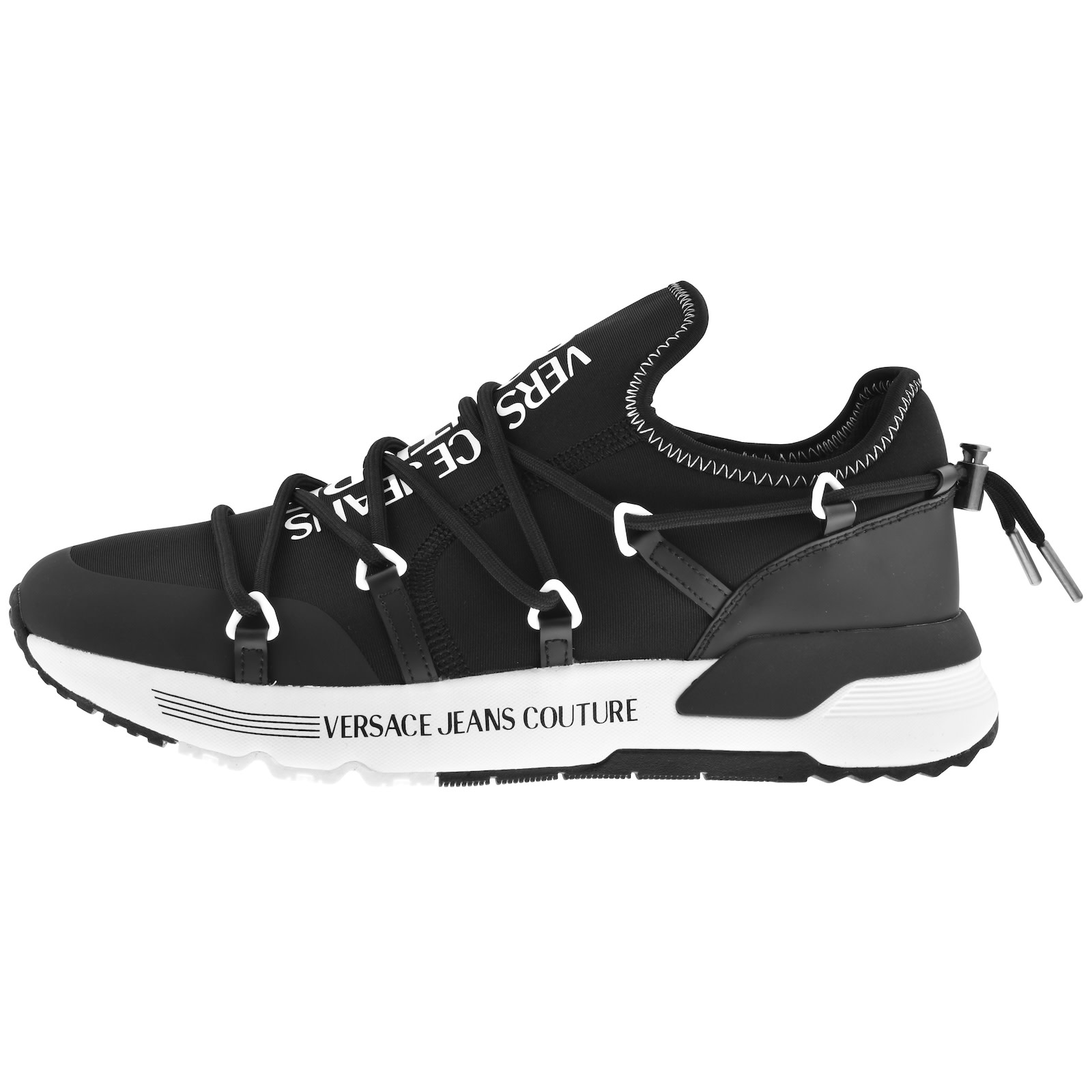 Versace Jeans Couture Dynamic Sa6 Trainers Black In Black