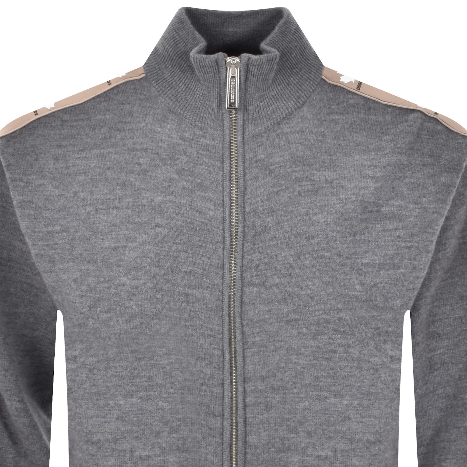 Dsquared2 Zipped Cardigan Grey In Gray