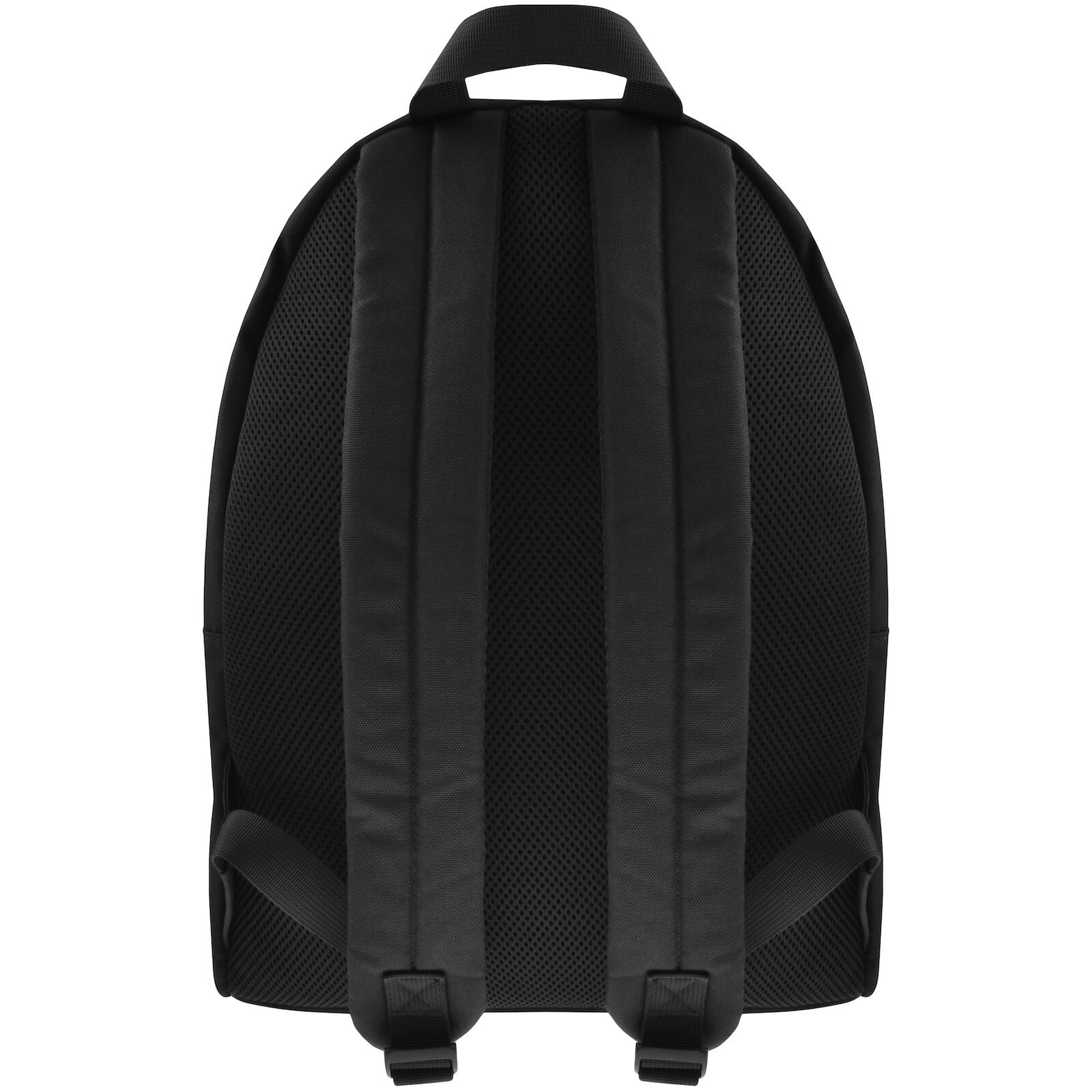 Ea7 Canvas Backpack With Logo Print In Black