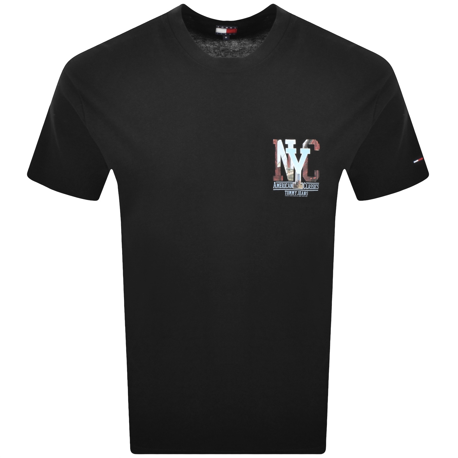 Tommy Jeans Novelty Graphic T Shirt Black In Black