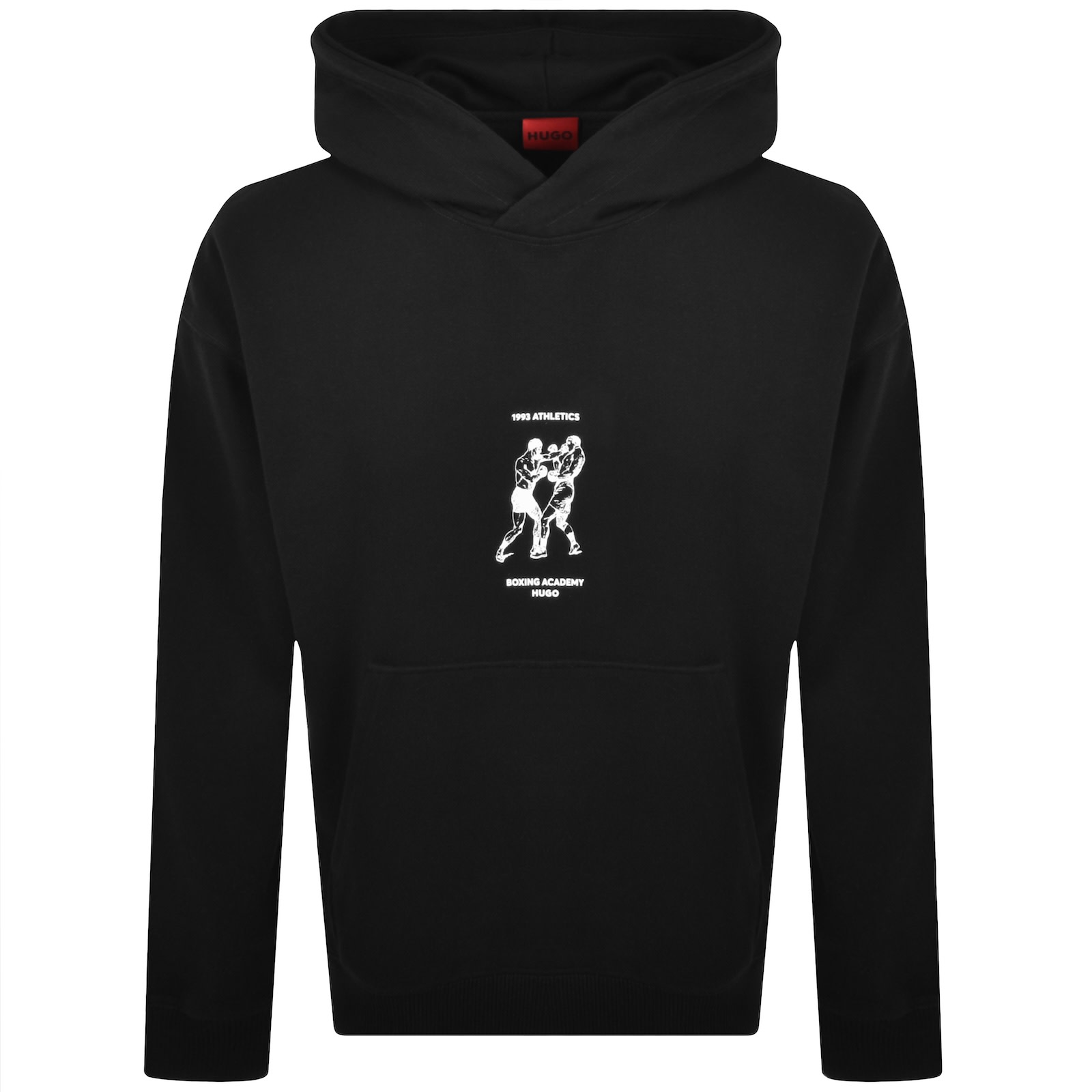 Hugo Boss Hugo Duwrestie Hoodie Black In Black
