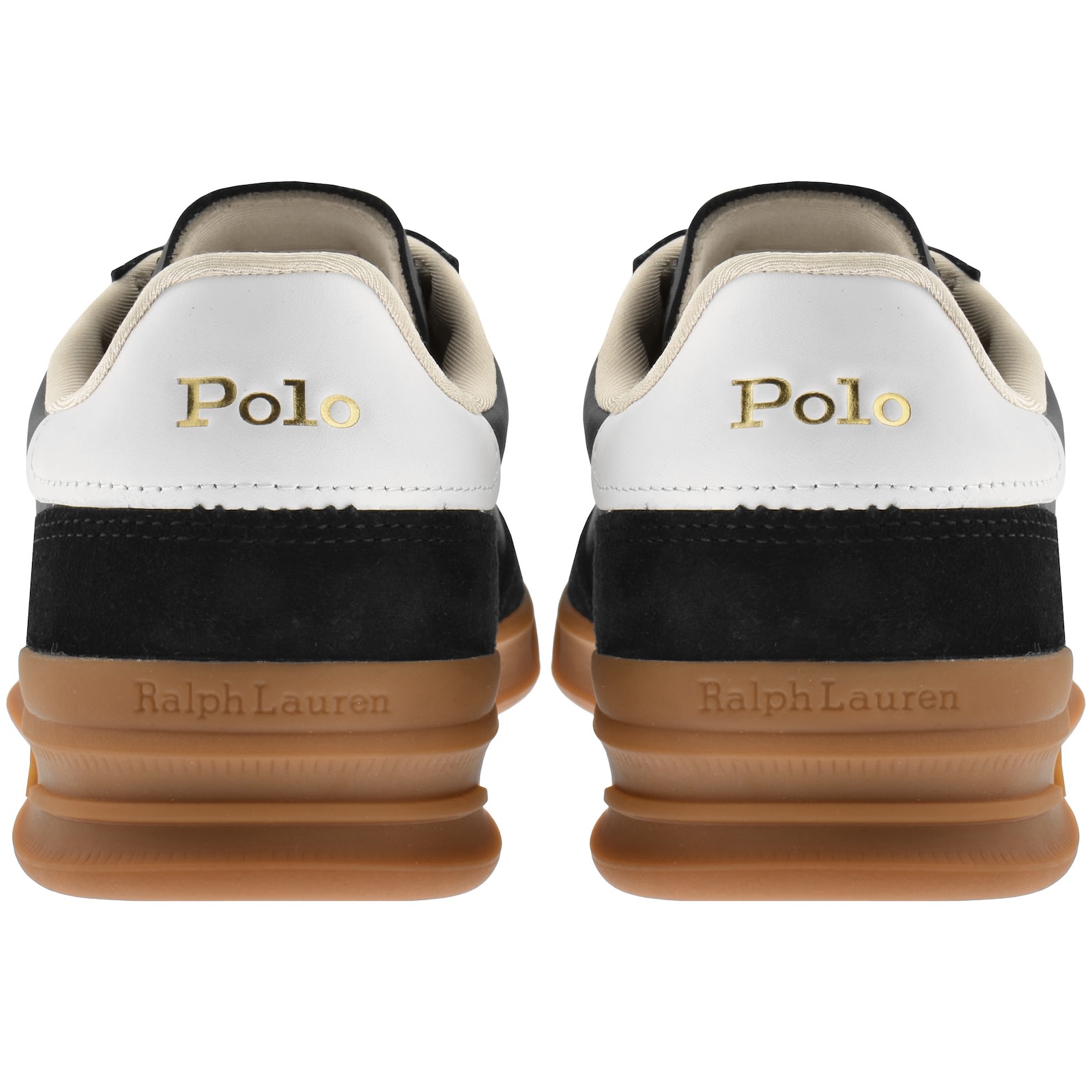 Ralph Lauren Heritage Aera Trainers Black In Black