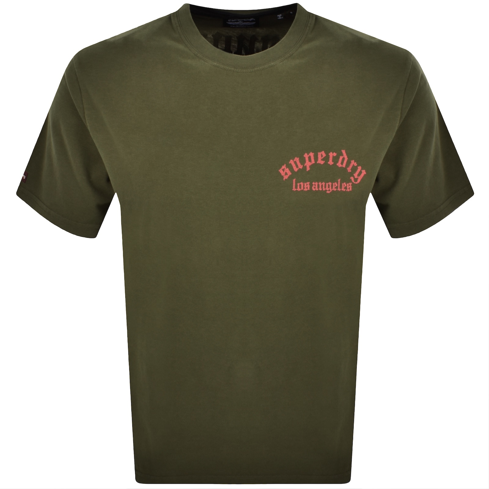 Superdry Neo Trad Tattoo T Shirt Green In Green