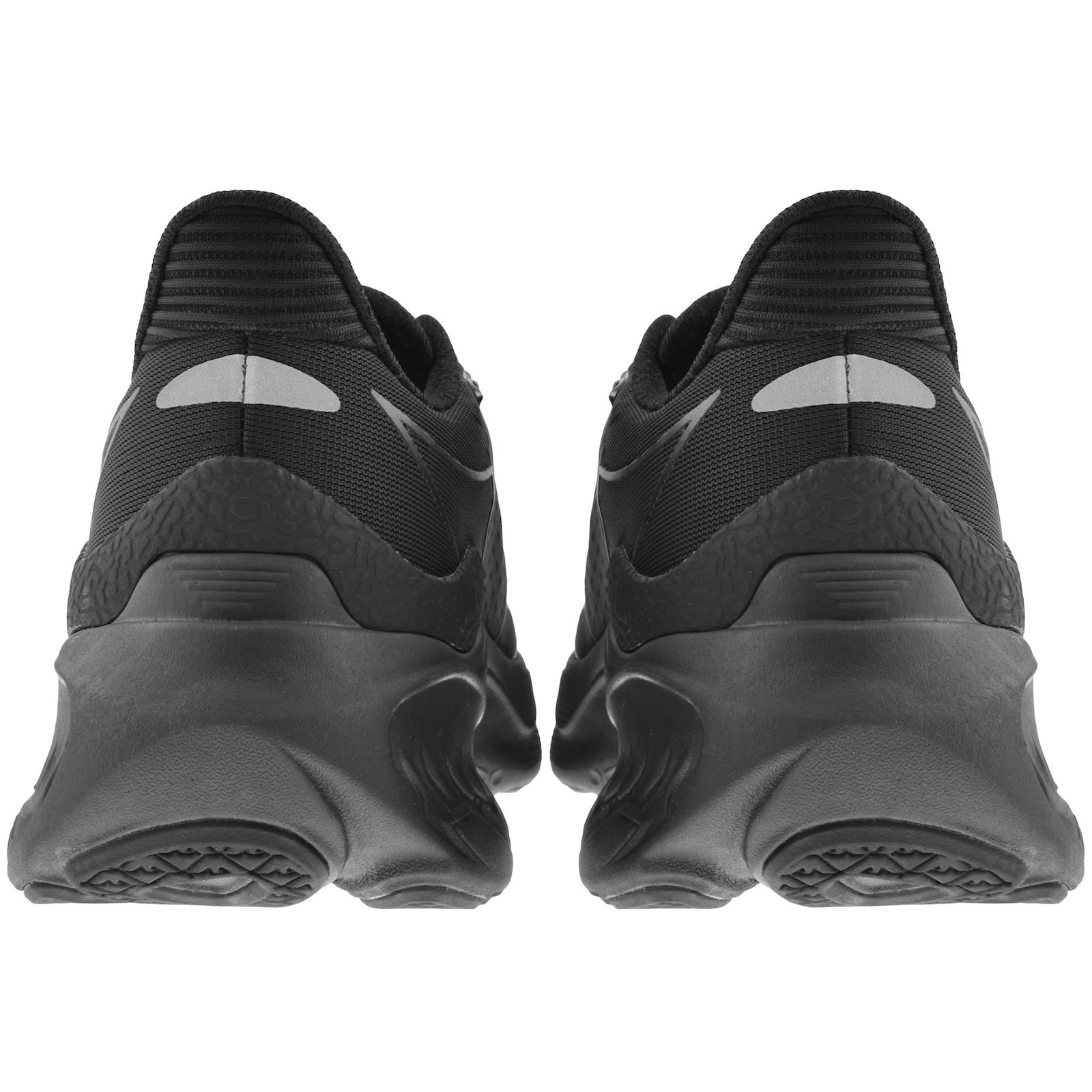 Ea7 Emporio Armani Logo Trainers Black In Black