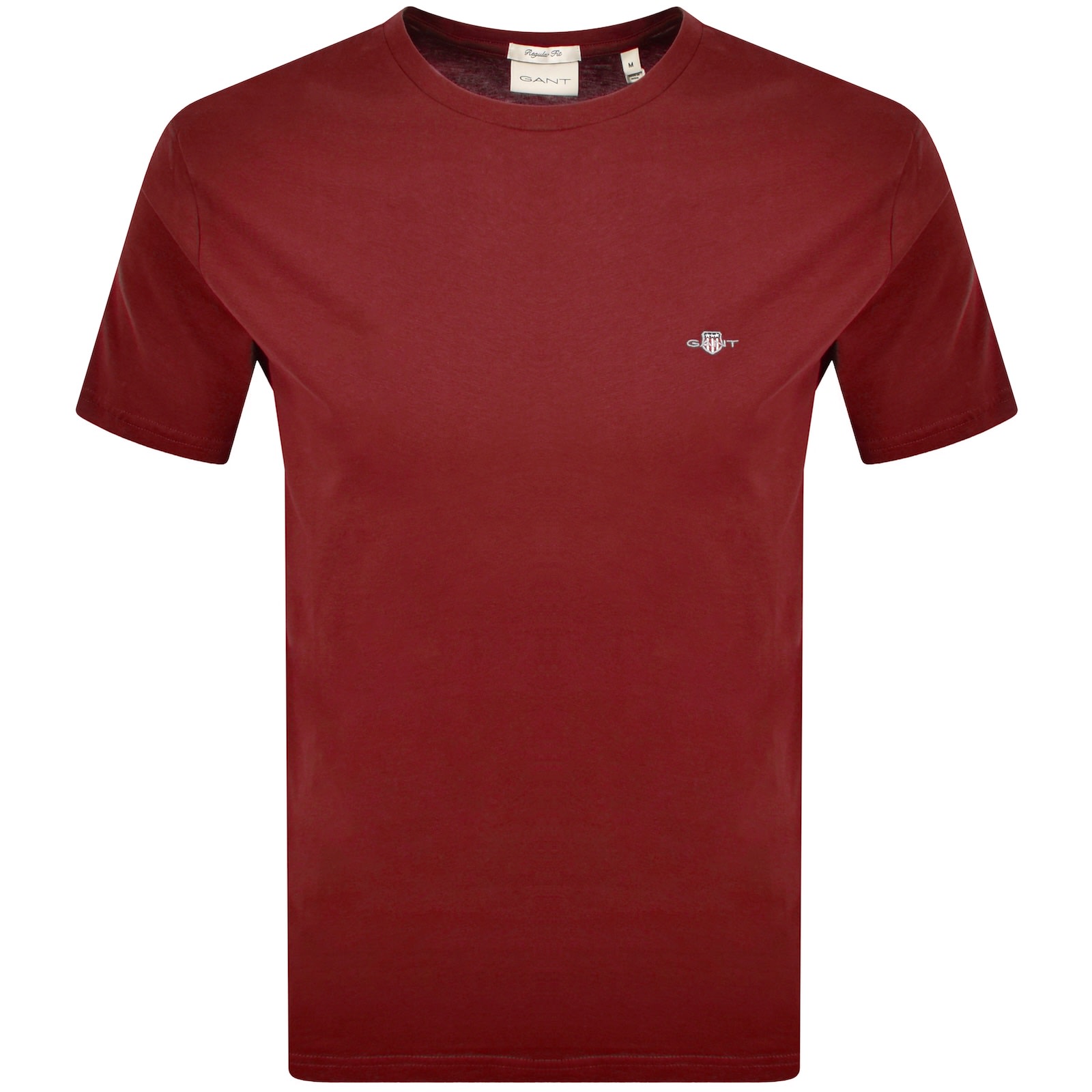 Gant Original Regular Shield T Shirt Red In Red