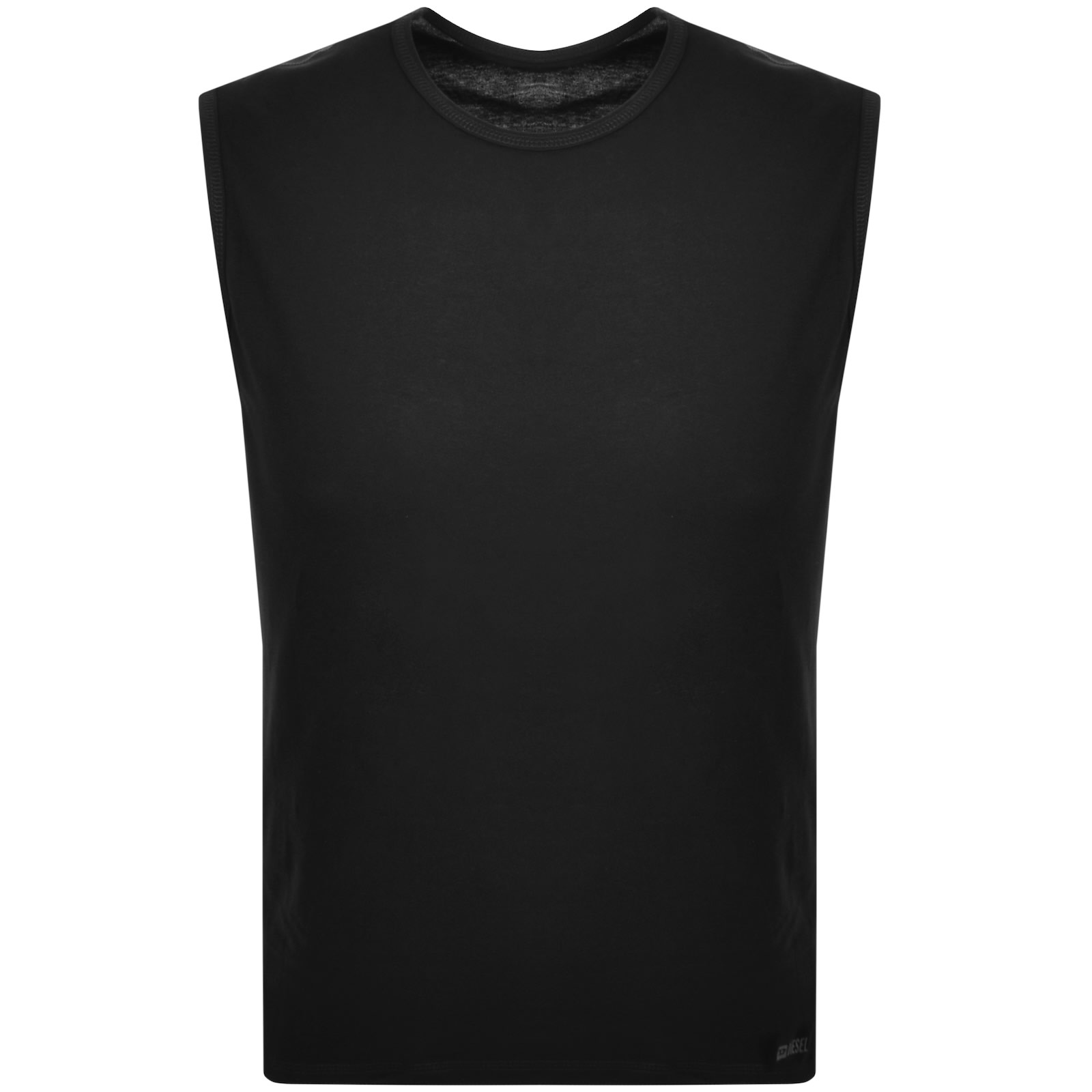 Diesel Mens Multi Crewneck Pack Of Two Cotton-jersey Vests In Black