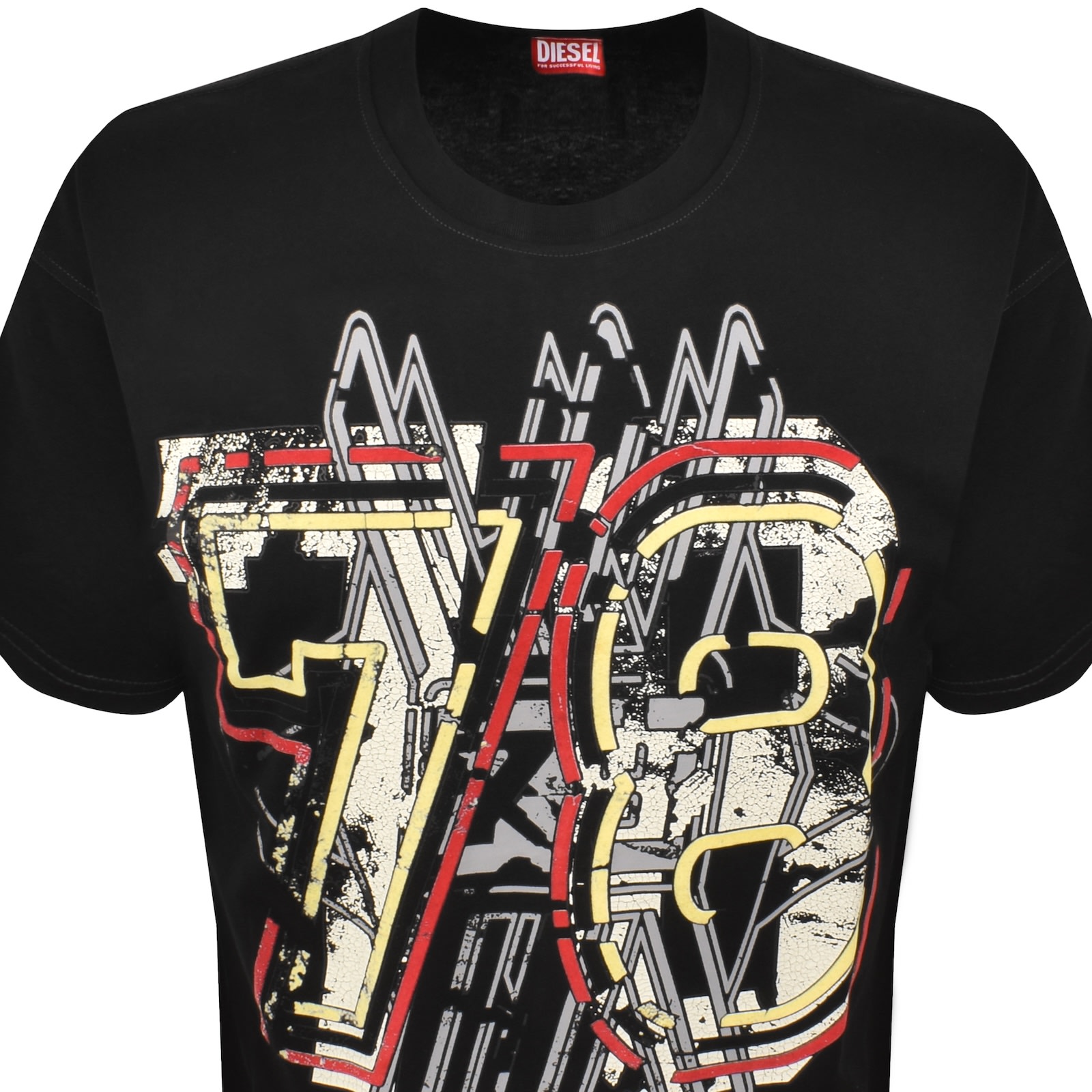 Diesel T Boxt T8 T Shirt Black In Black