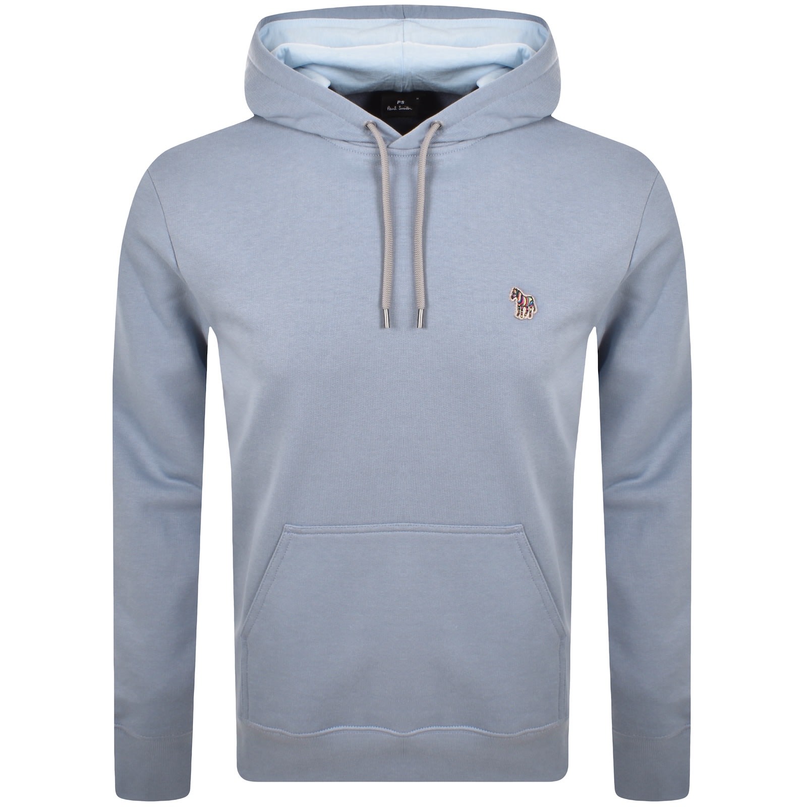Paul Smith Pullover Zebra Hoodie Blue In Blue