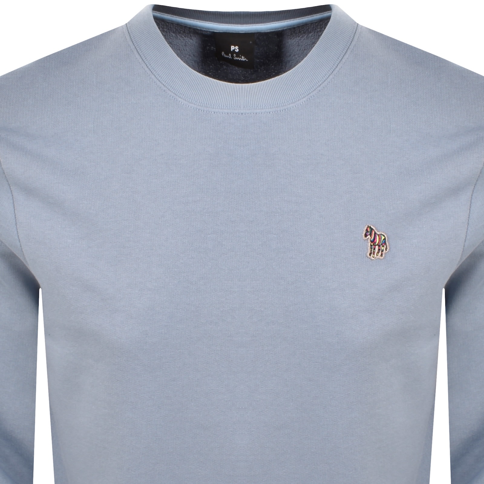 Paul Smith Regular Fit Zebra Sweatshirt Blue In Blue