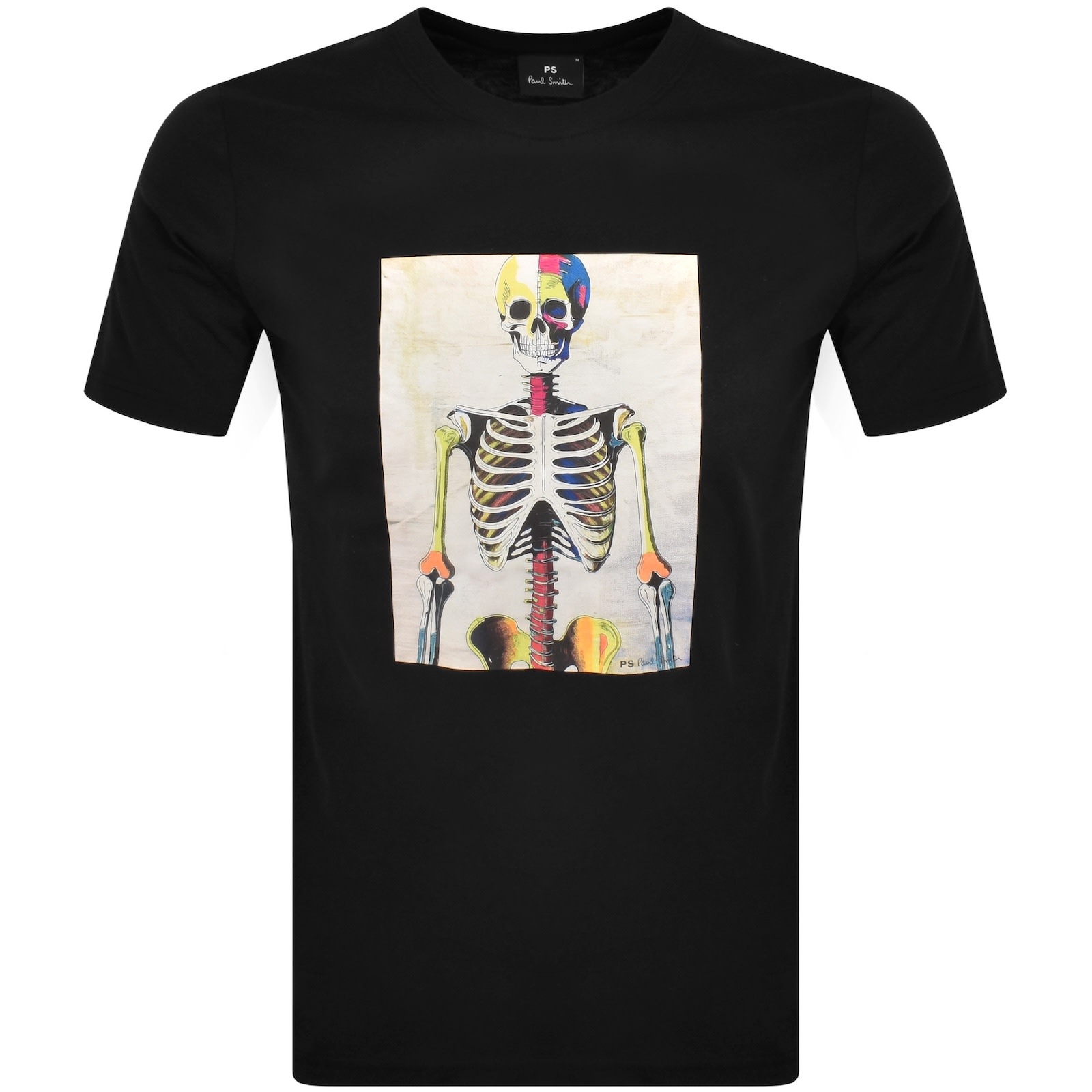 Paul Smith Skeleton T Shirt Black In Black
