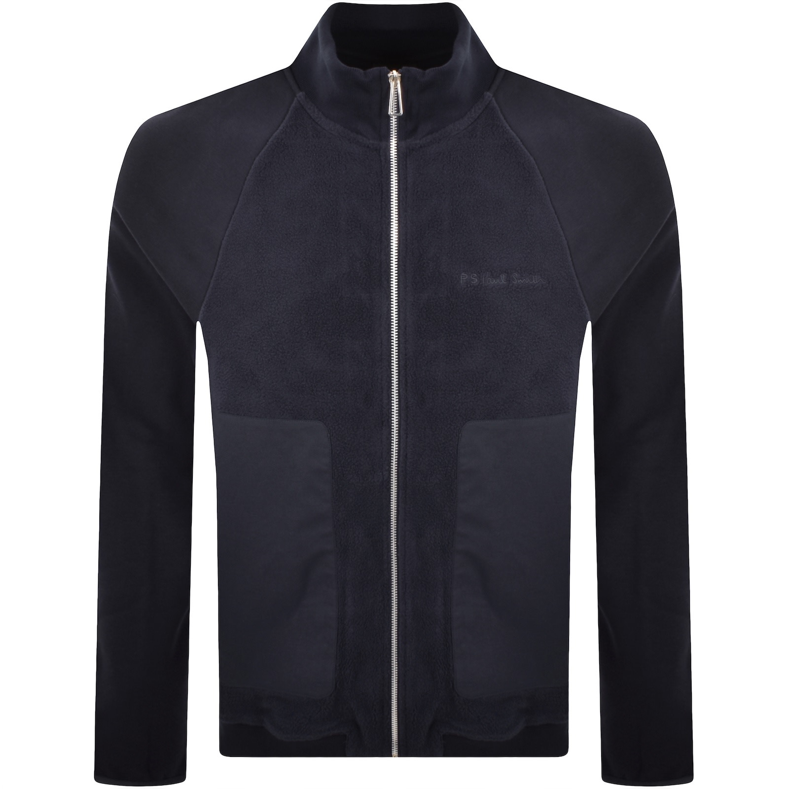 Paul Smith Full Zip Sweatshirt Navy In Blue