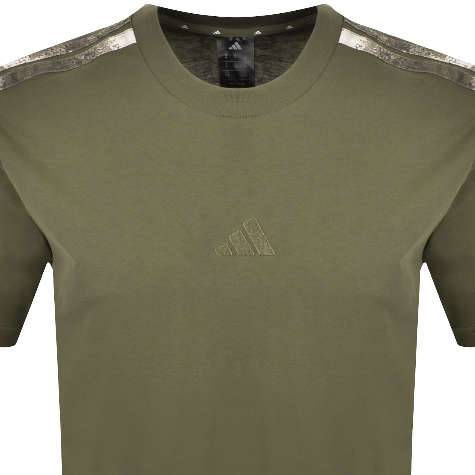 Adidas Sportswear Logo T Shirt Olive Green In Green