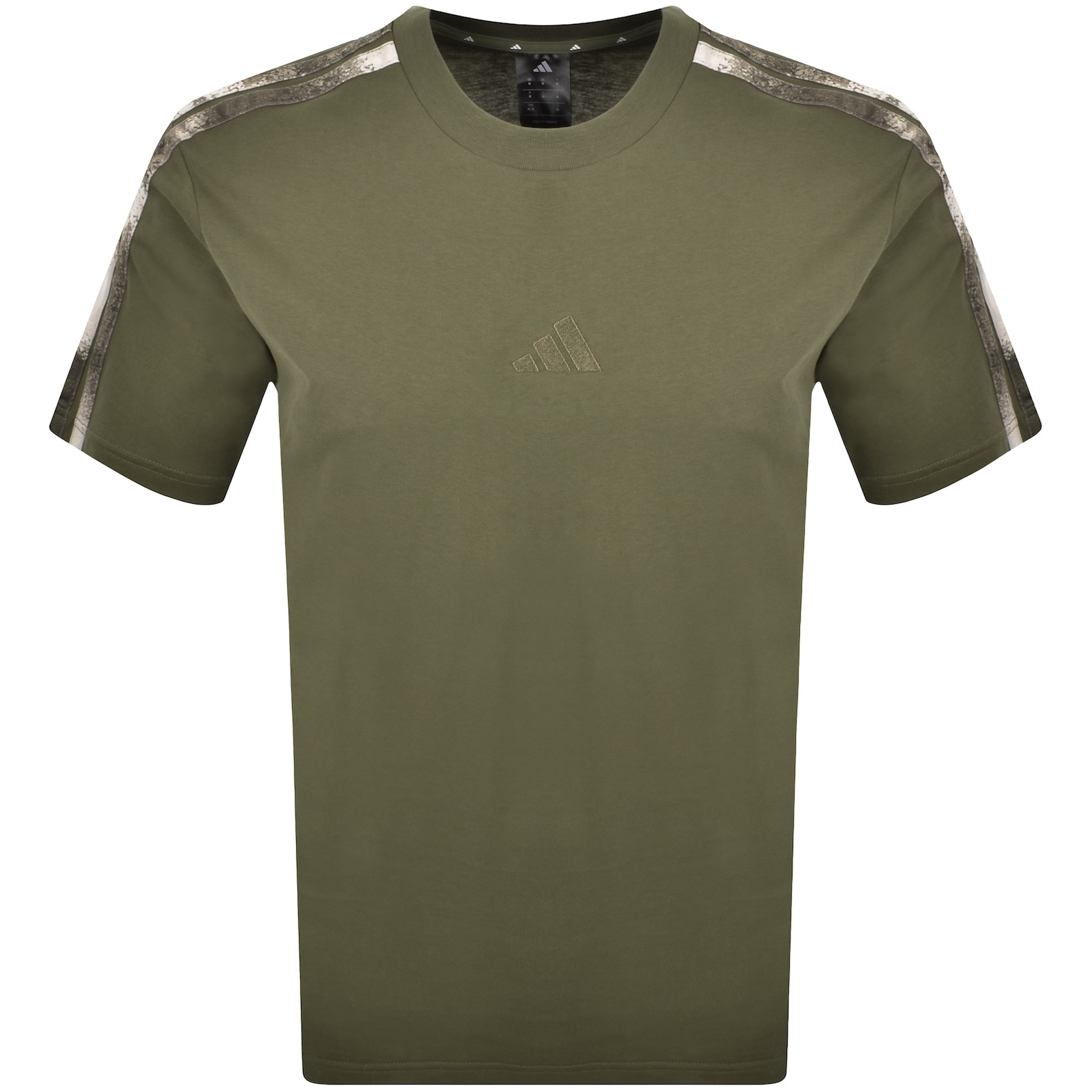 Adidas Sportswear Logo T Shirt Olive Green In Green