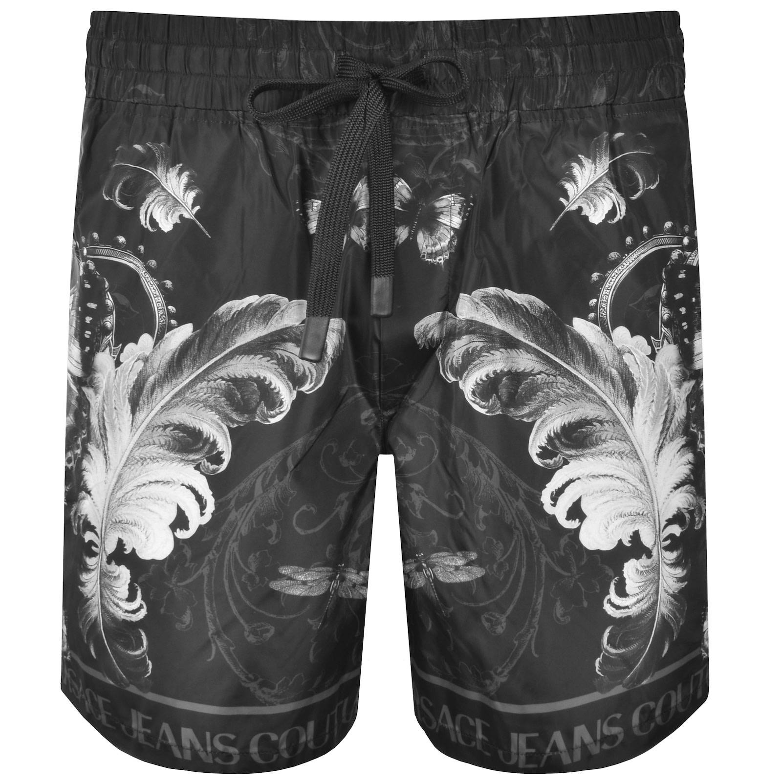 Versace Jeans Couture Cabinet Shorts Black In Black