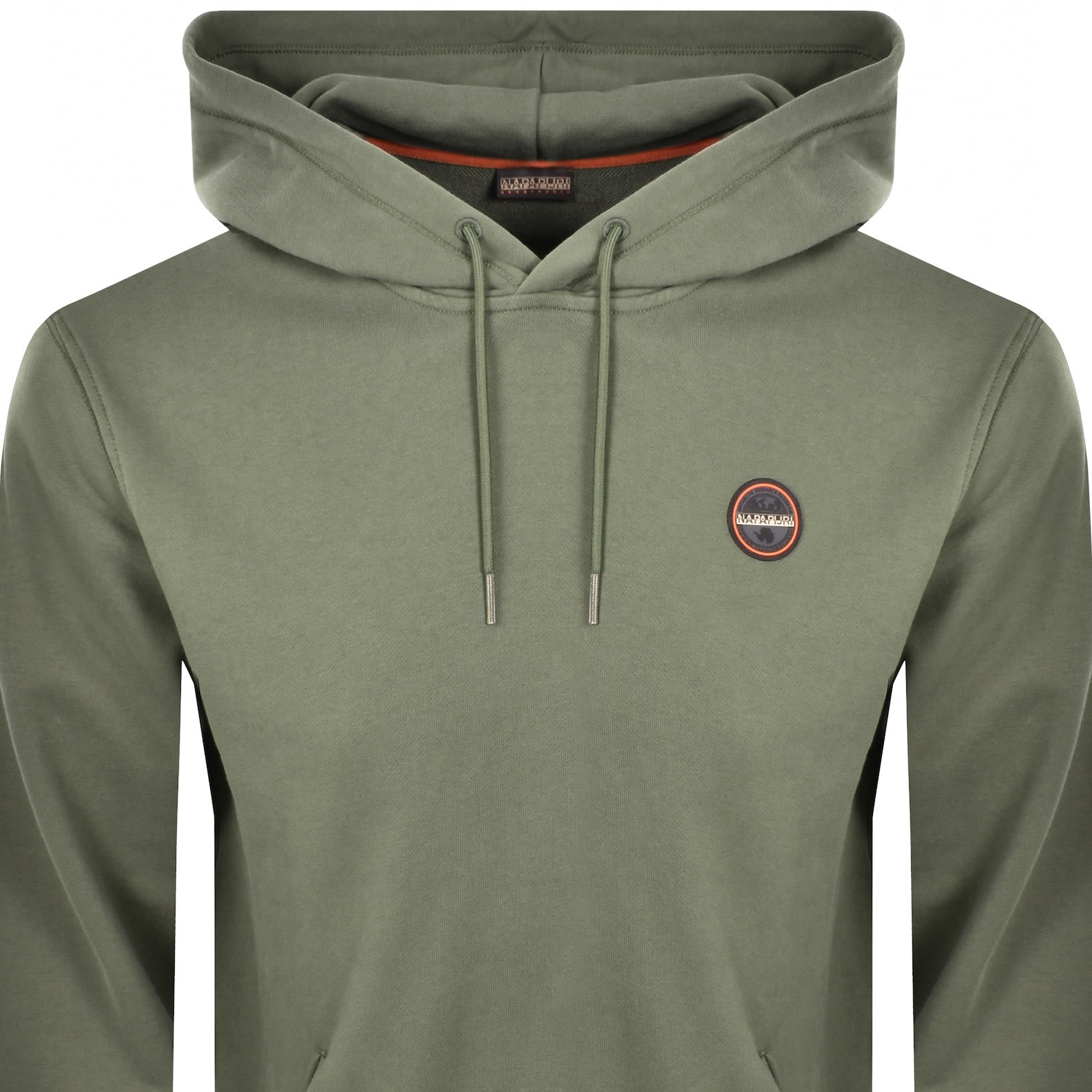 Napapijri B Badge Hoodie Tea Leaf Green In Green