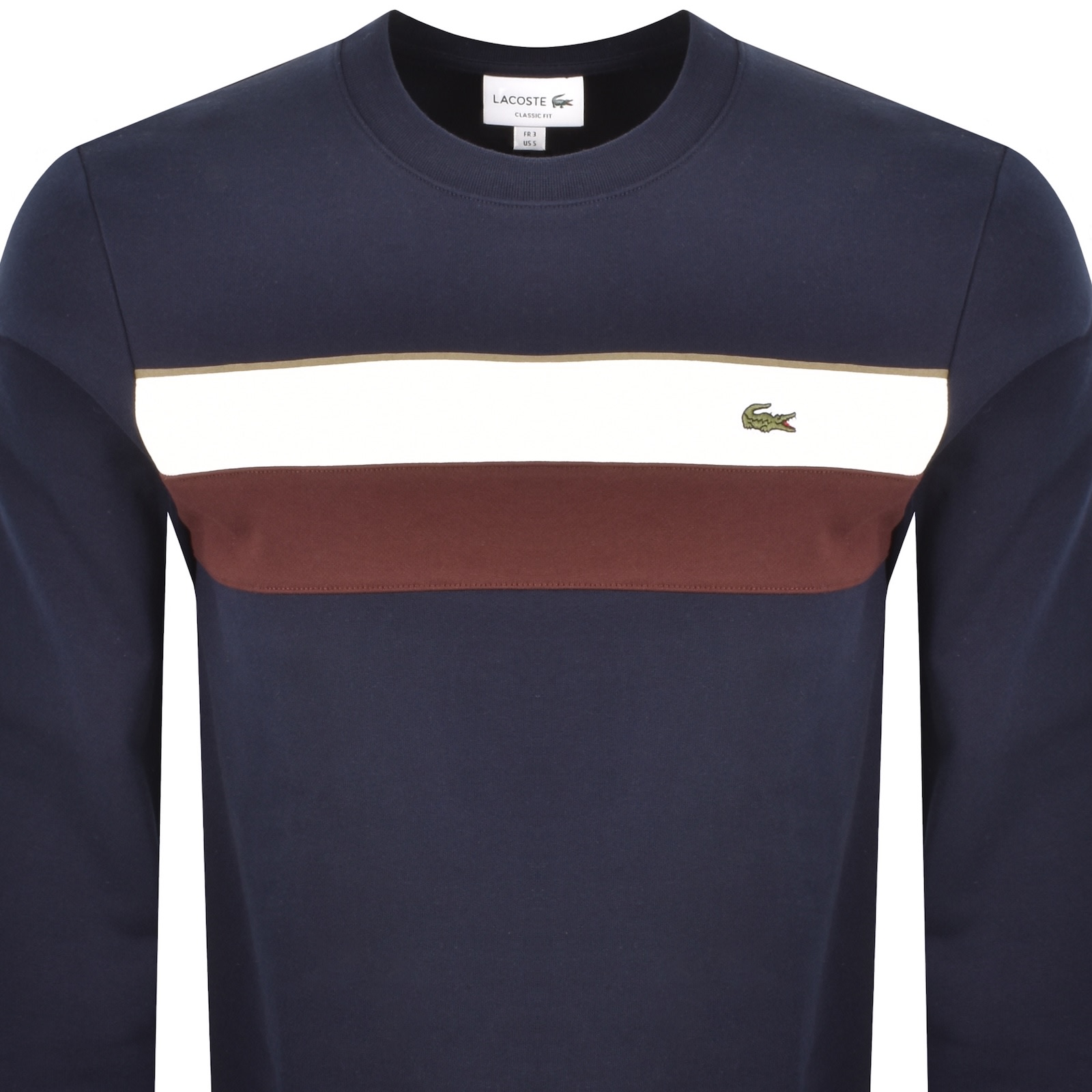 Lacoste Logo Sweatshirt Navy In Blue