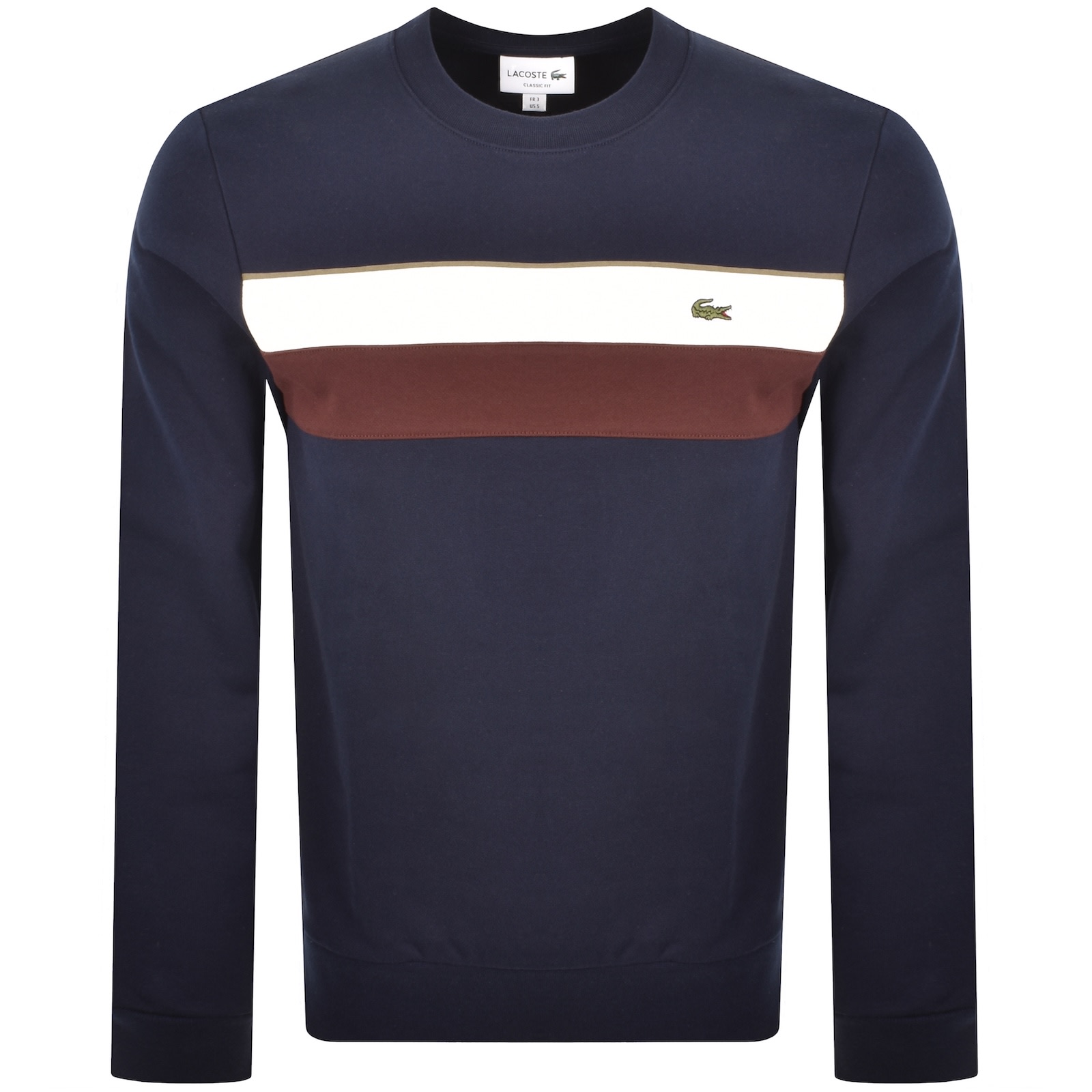 Lacoste Logo Sweatshirt Navy In Blue