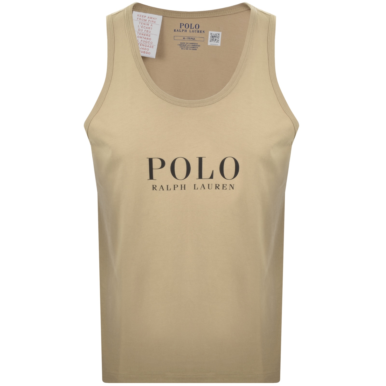Ralph Lauren Logo Vest Beige In Neutral