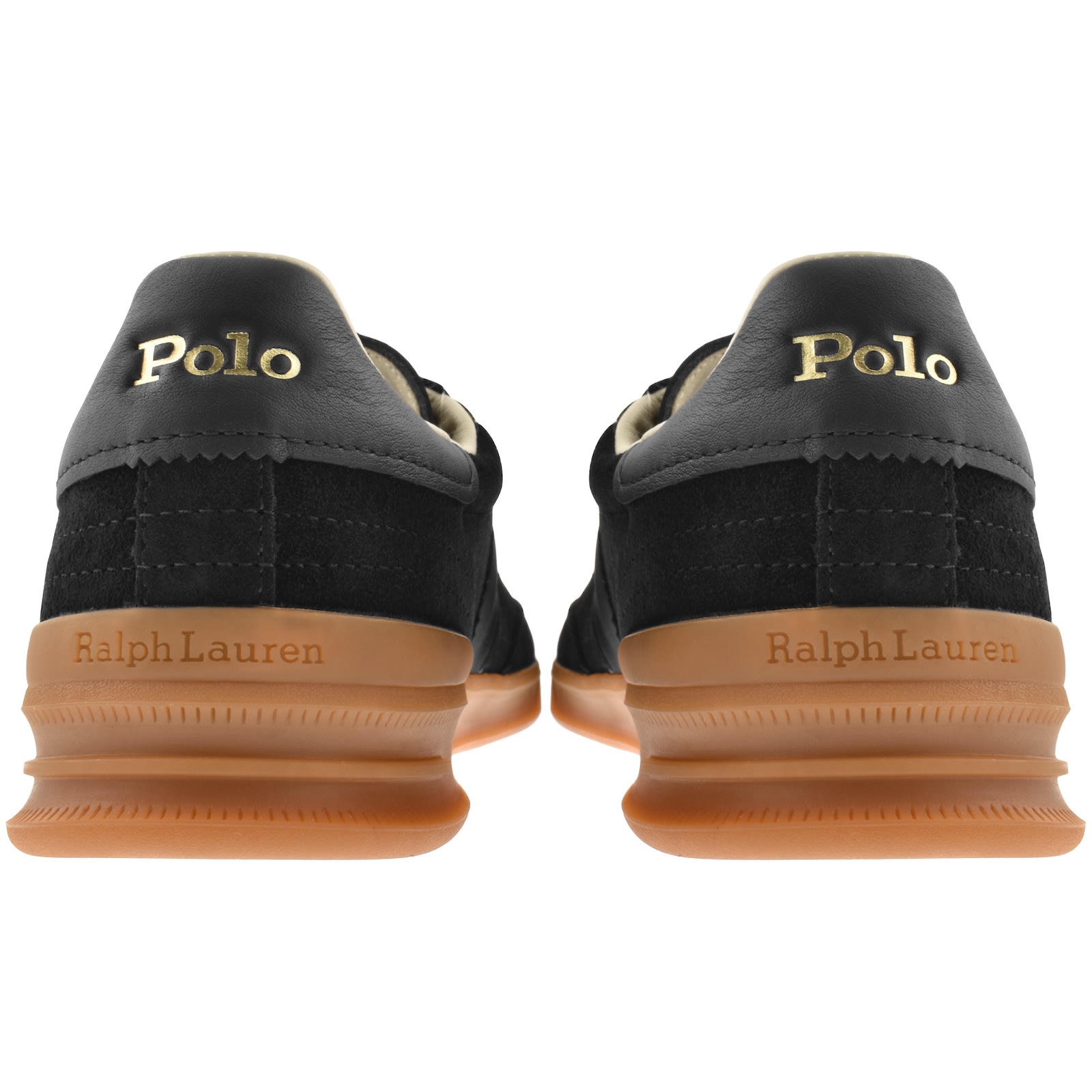 Ralph Lauren Heritage Aera Trainers Black In Black