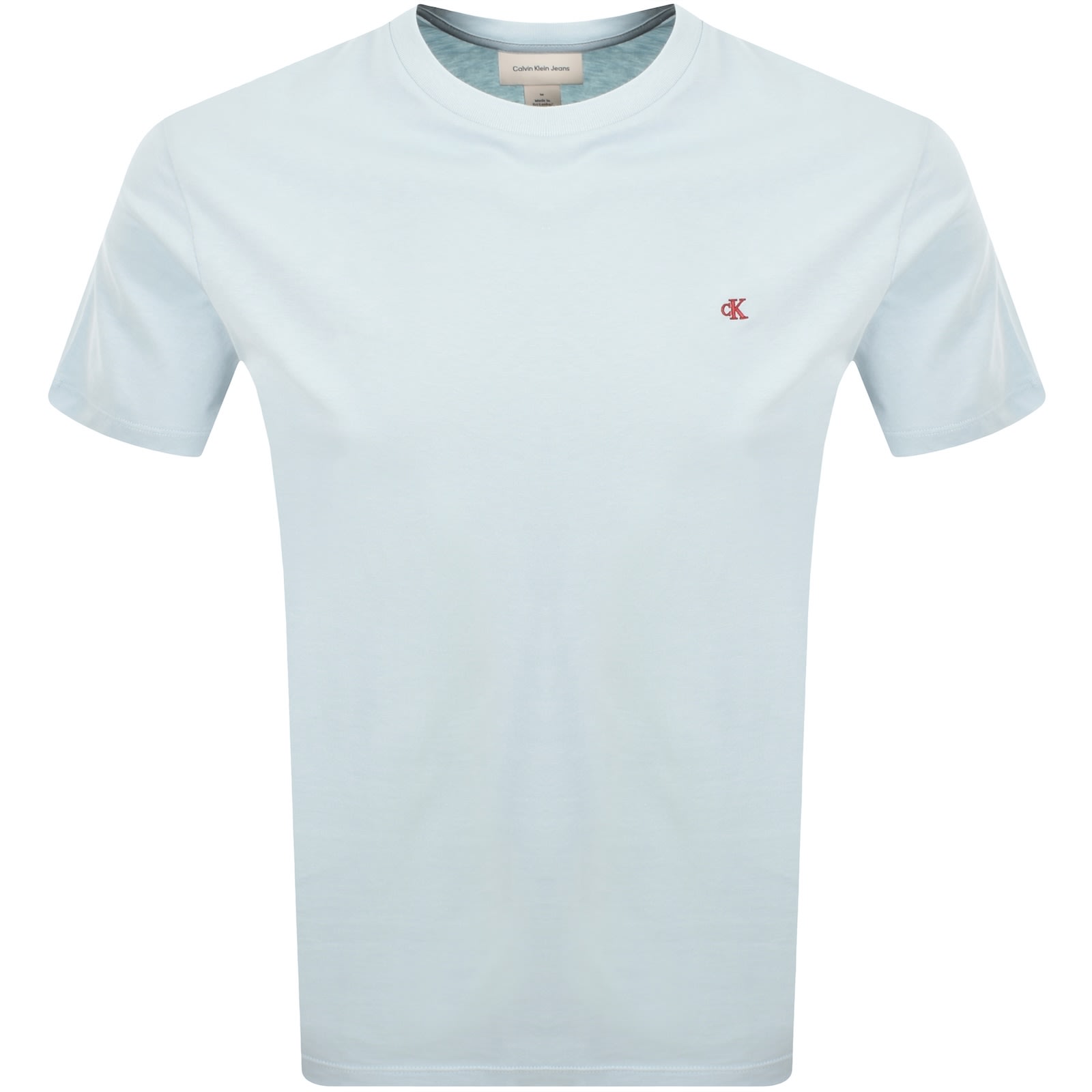 Calvin Klein Jeans T Shirt Winter Sky Blue In Blue