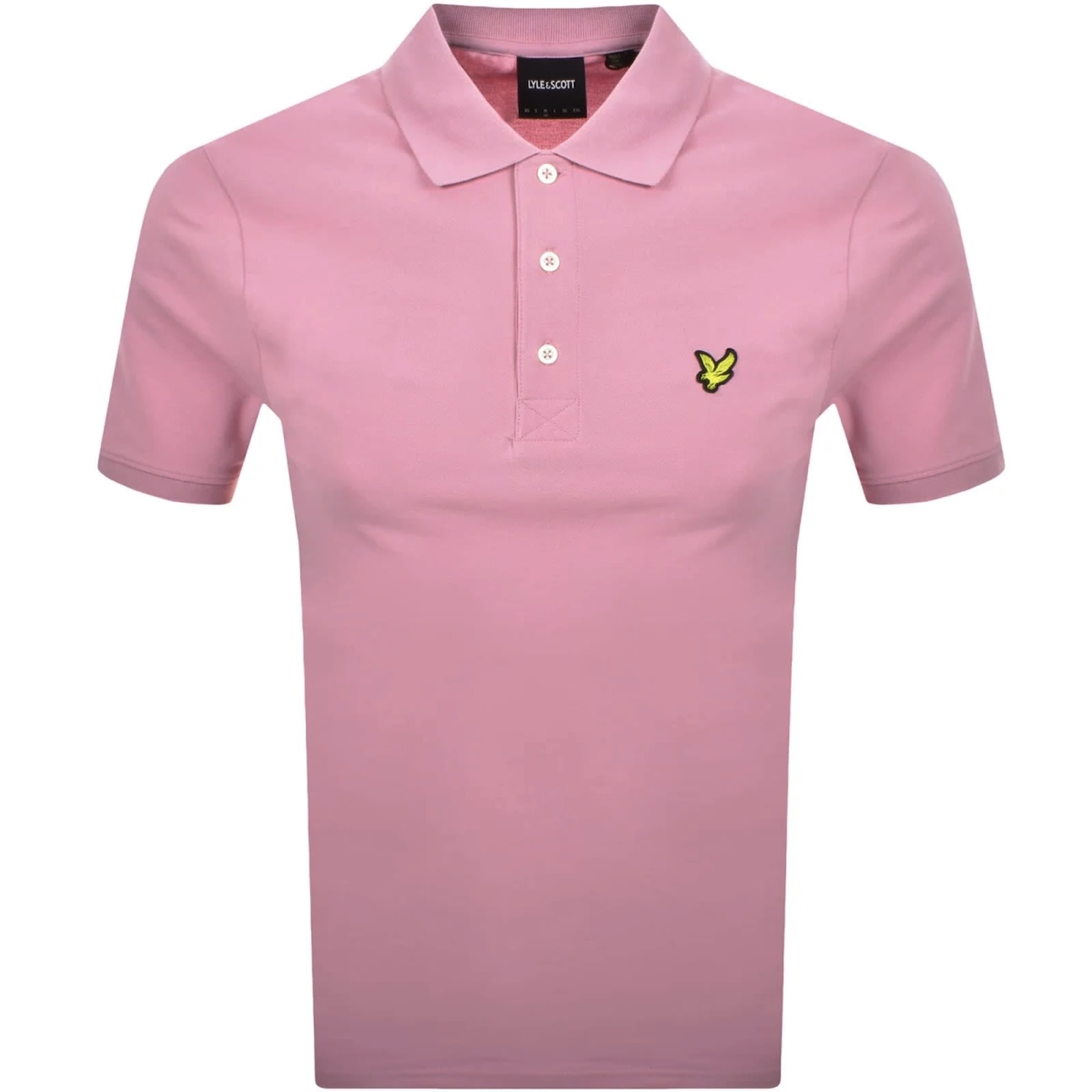 Lyle & Scott Lyle And Scott Plain Polo T Shirt Pink In Pink