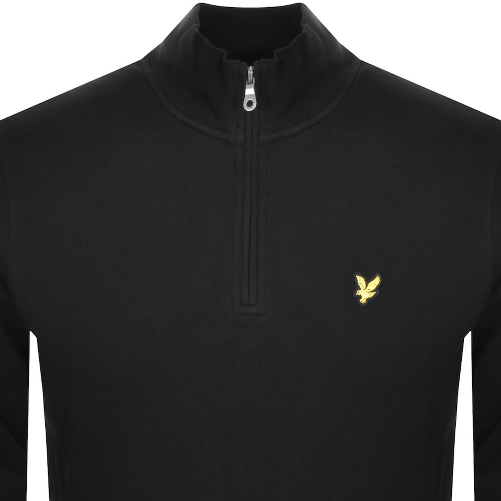 Lyle & Scott Lyle And Scott Quarter Zip Sweatshirt Black In Black