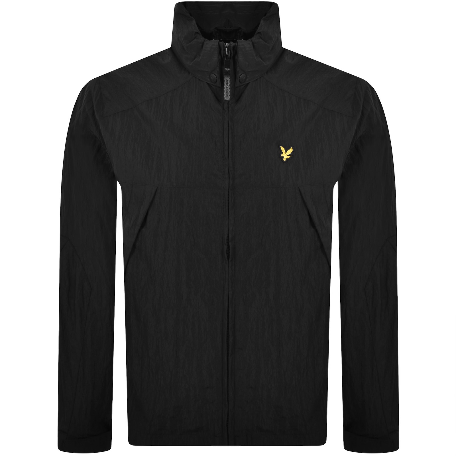 Lyle & Scott Lyle And Scott Packaway Hooded Jacket Black In Black