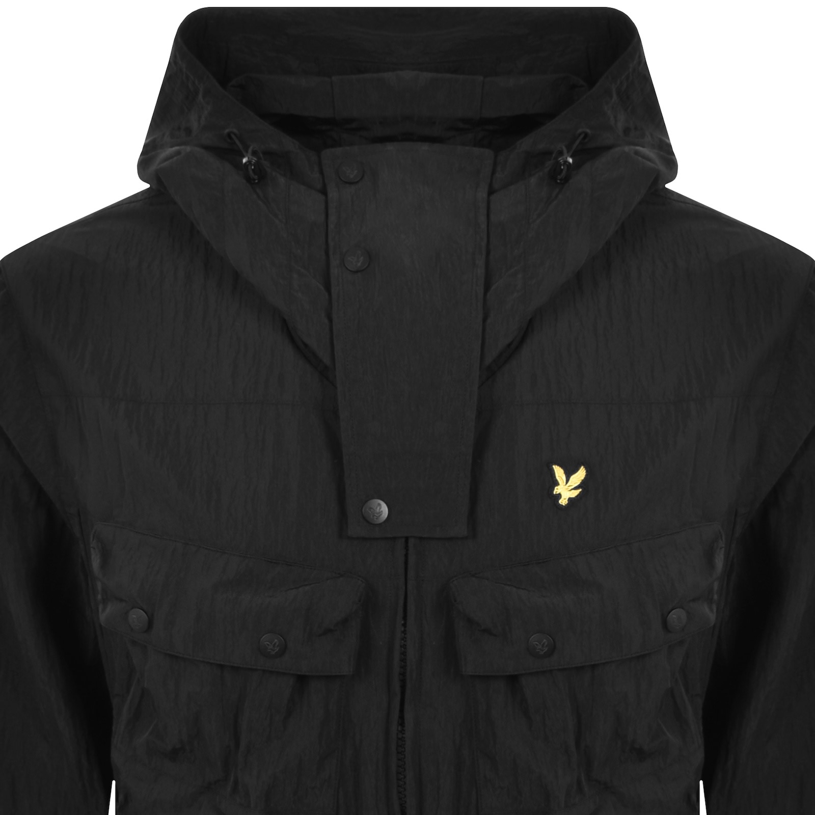 Lyle & Scott Lyle And Scott Guard Parka Jacket Black In Black