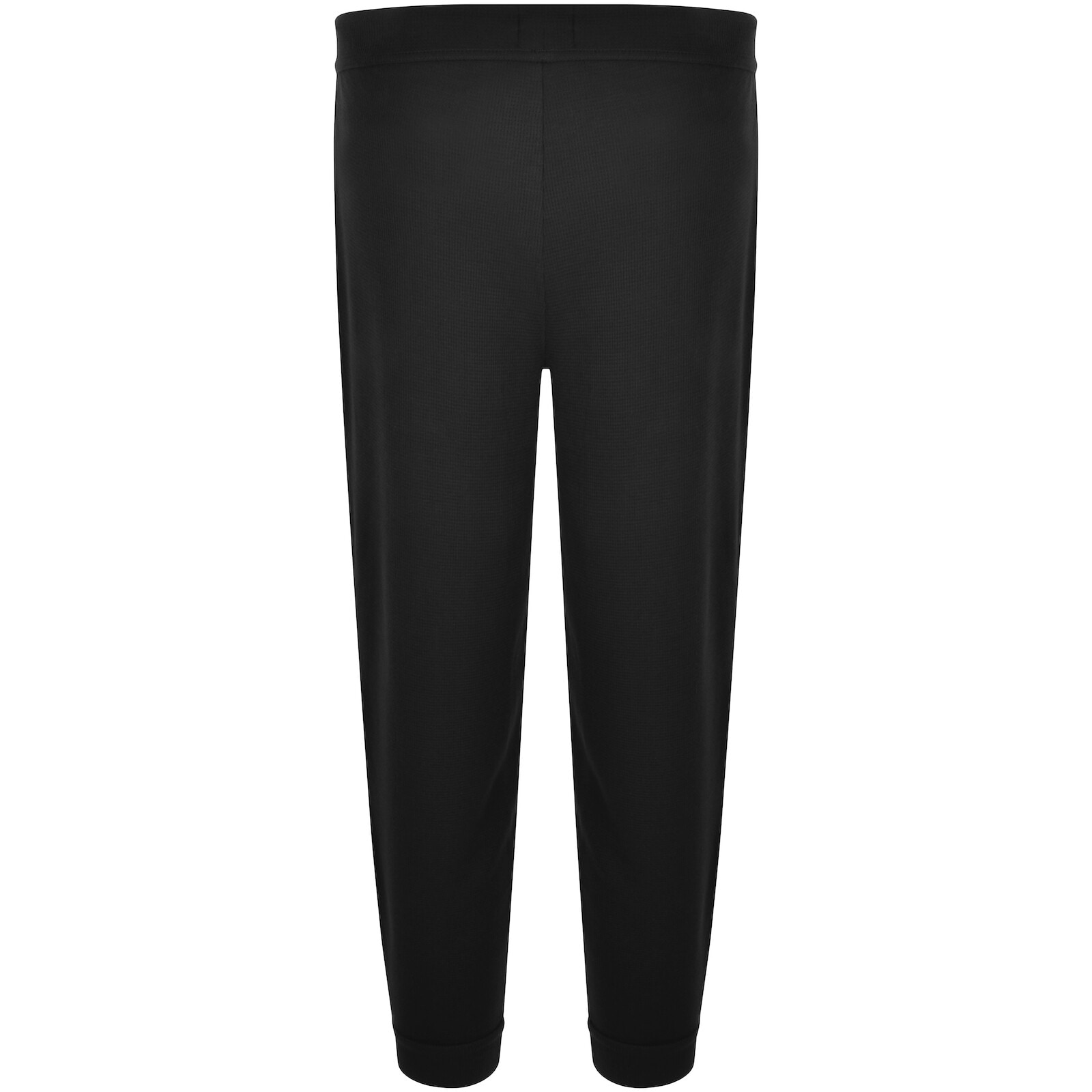 Hugo Boss Boss Waffle Cuff Joggers Black In Black