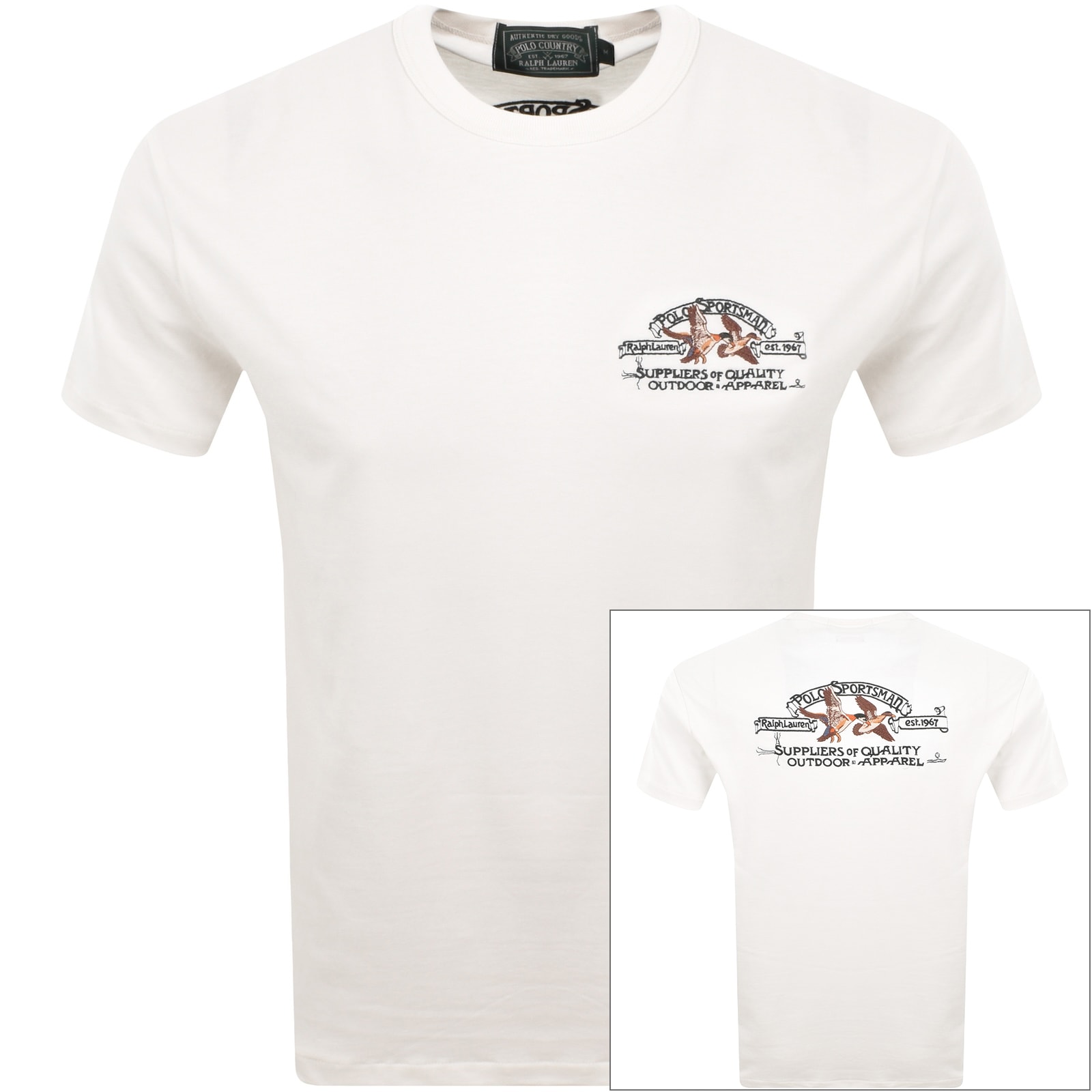 Ralph Lauren Logo T Shirt White In White