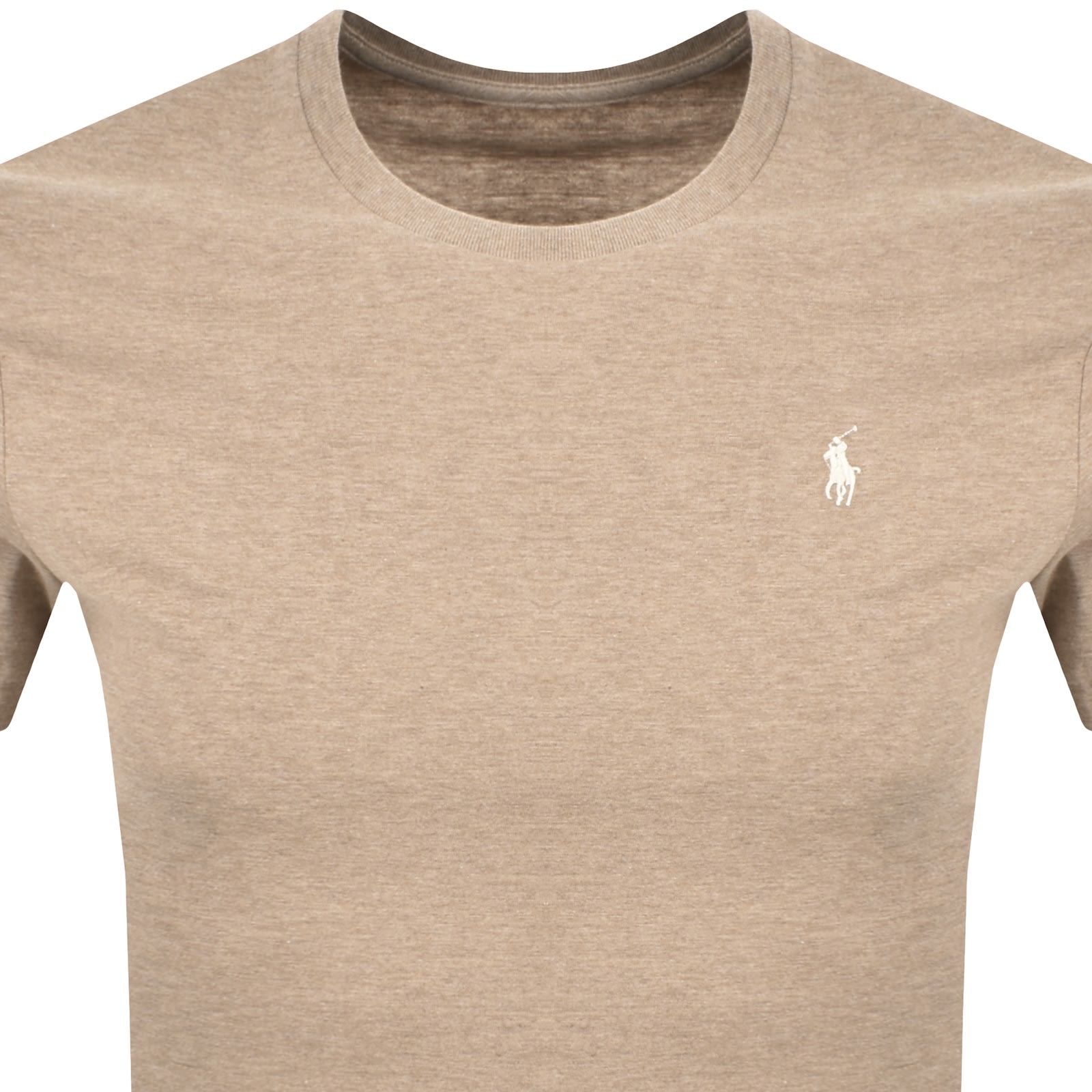 Ralph Lauren Crew Neck Slim Fit T Shirt Grey In Neutral