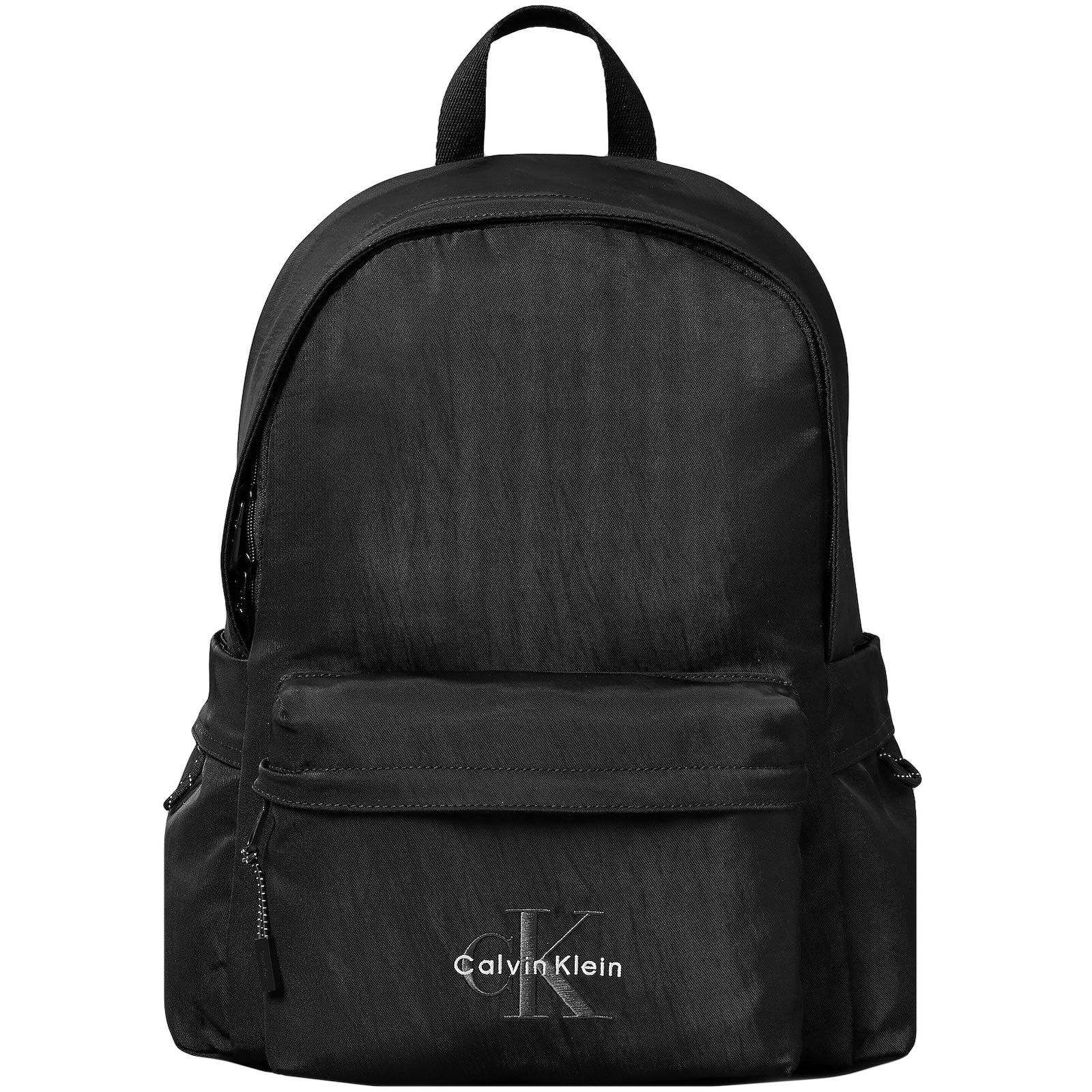 Calvin Klein Bold Round Backpack Black In Black