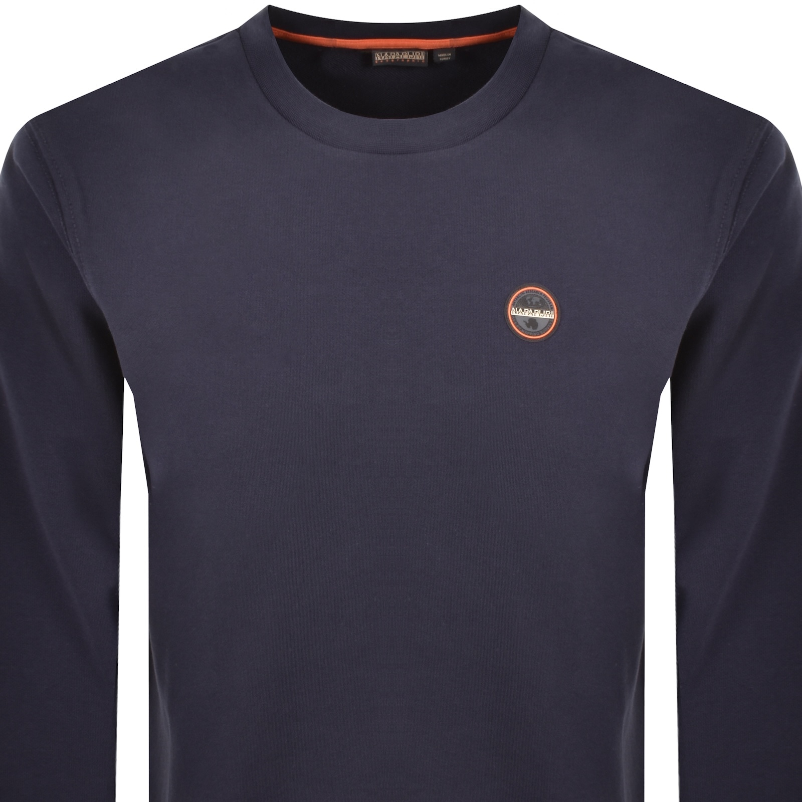 Napapijri Badge Sweatshirt Navy In Blue