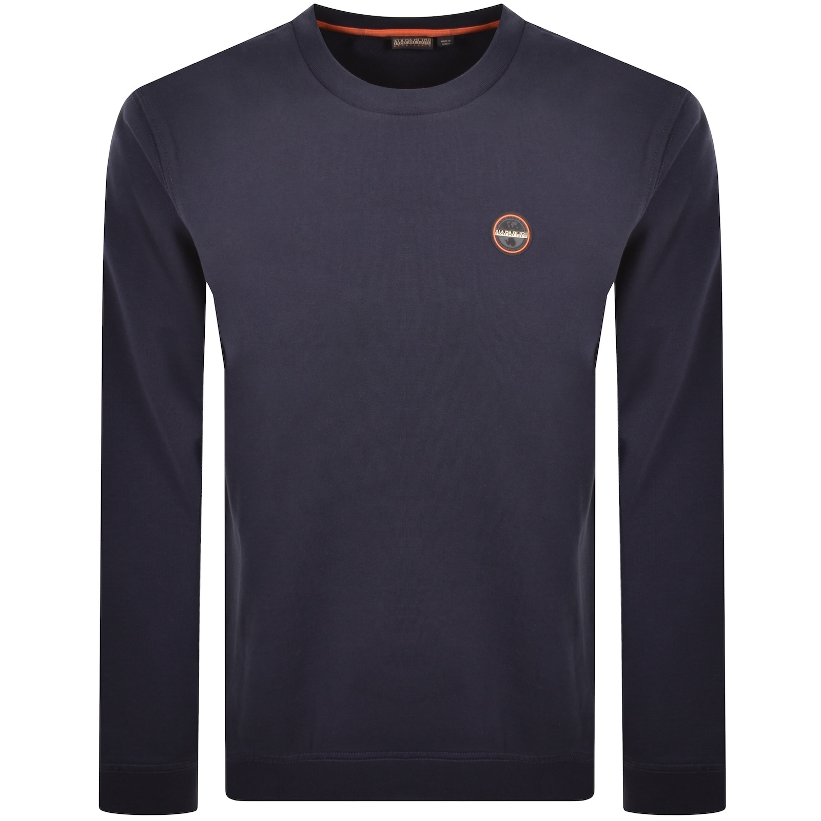 Napapijri Badge Sweatshirt Navy In Blue