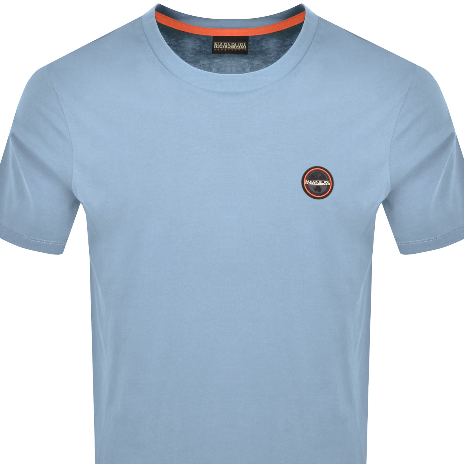 Napapijri Salis Logo T Shirt Blue In Blue