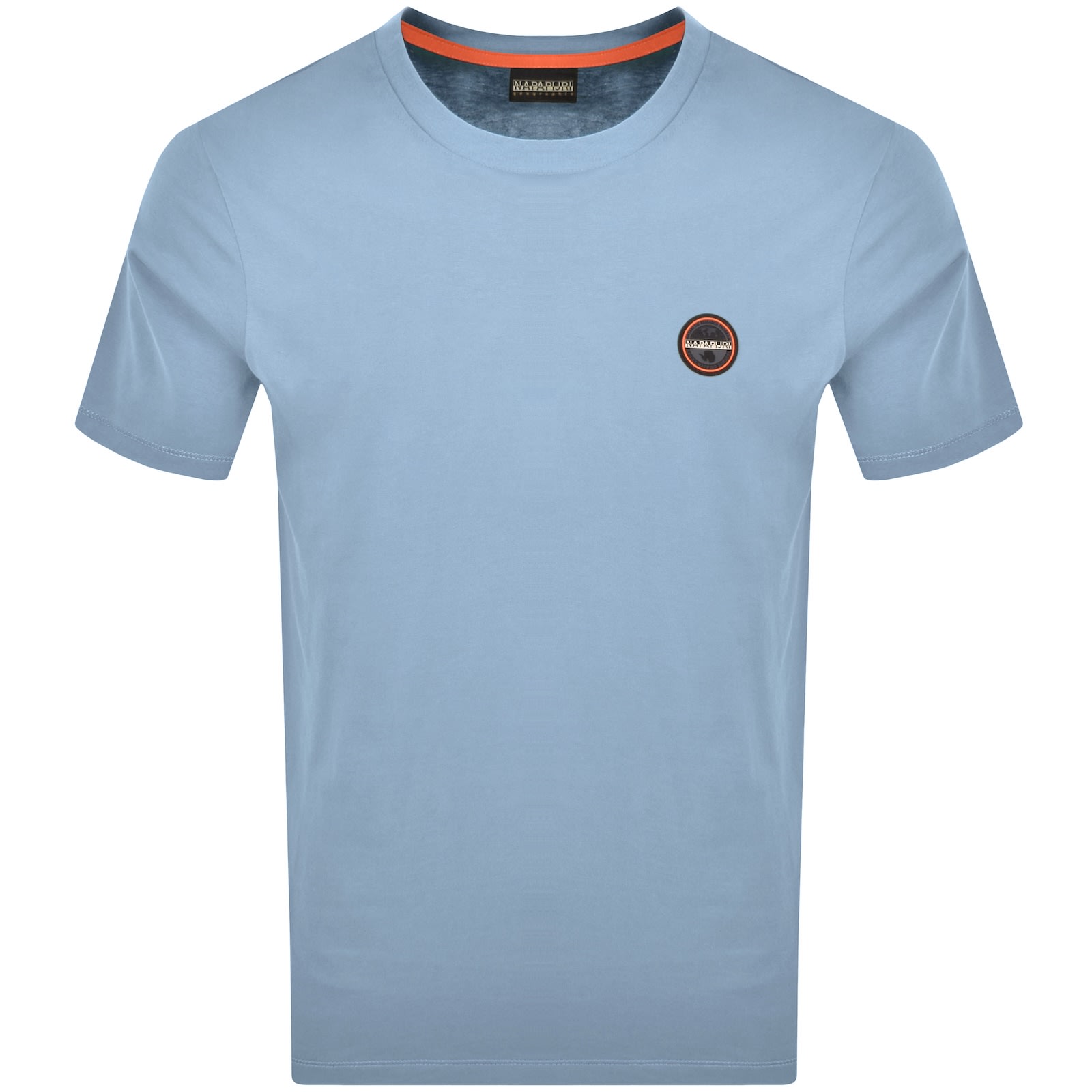 Napapijri Salis Logo T Shirt Blue In Blue