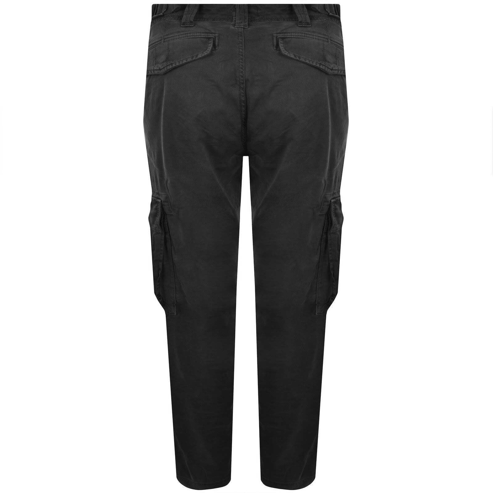 Superdry Core Cargo Trousers Washed Black In Black