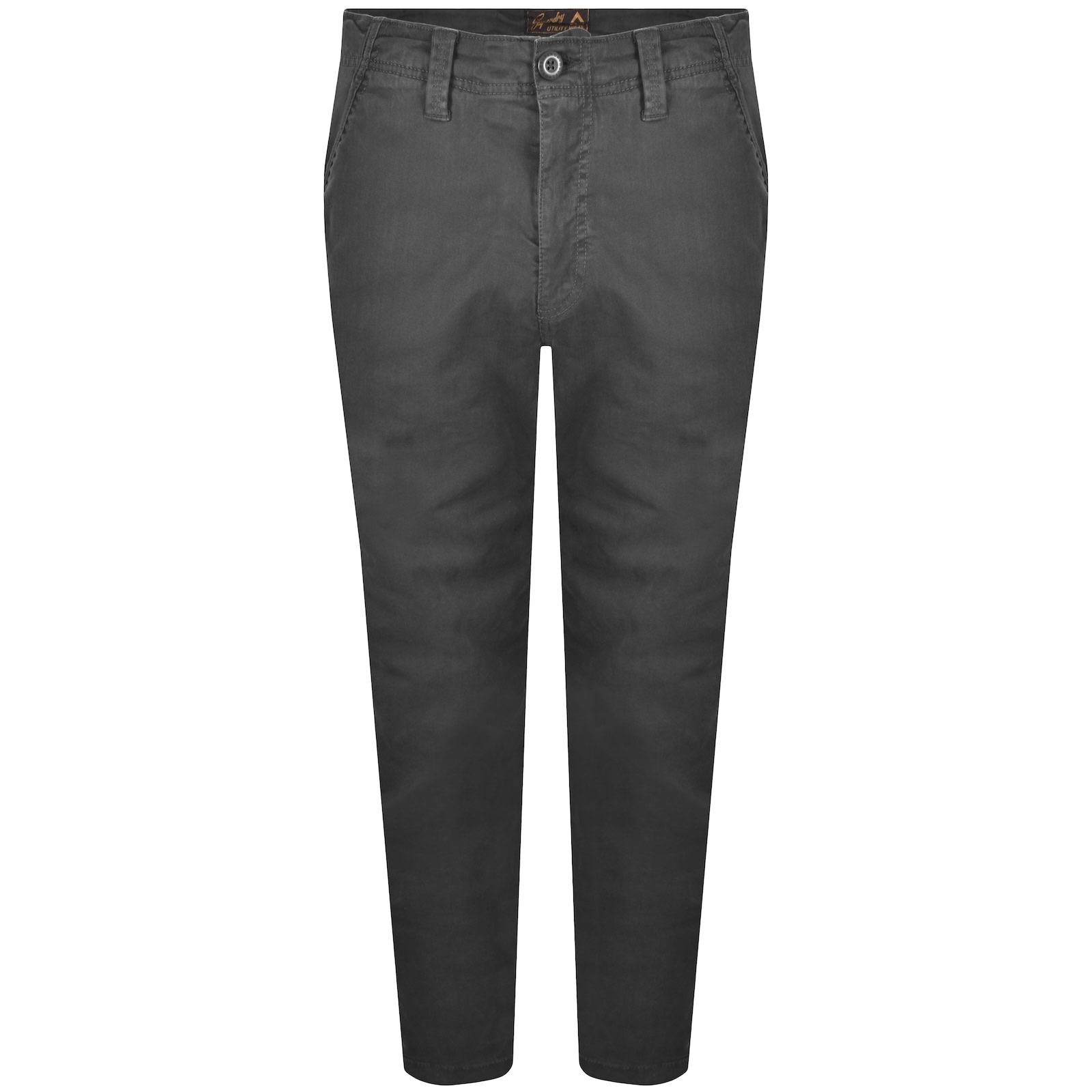 Superdry Utility Chinos Washed Black In Black
