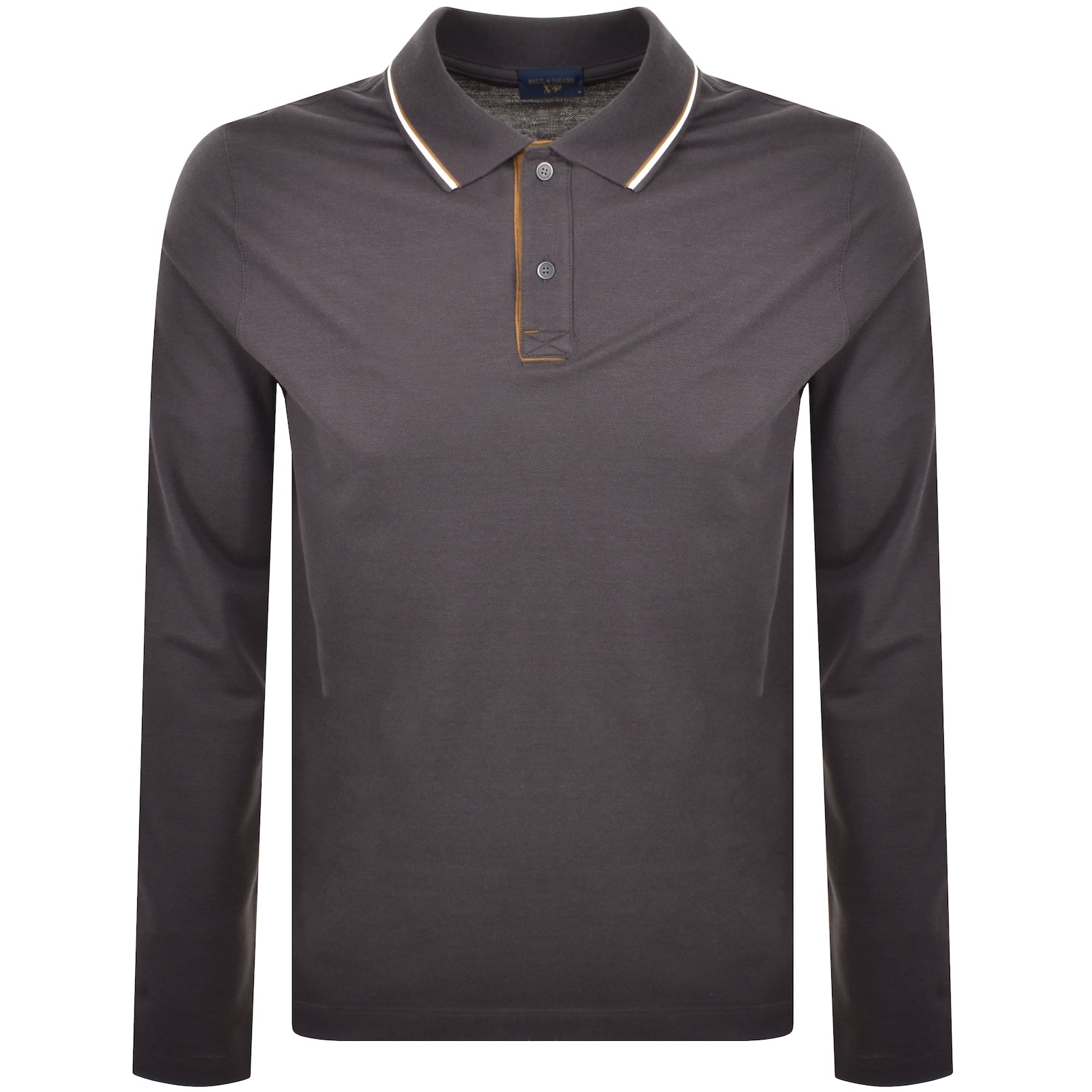 Paul & Shark Paul And Shark Polo T Shirt Charcoal Grey In Gray