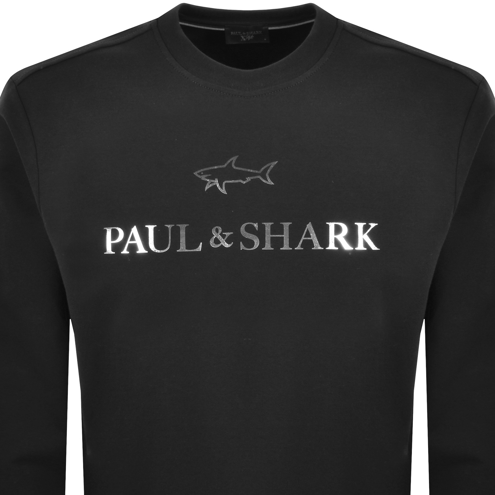 Paul &amp; Shark Paul And Shark Logo Sweatshirt Black In Black
