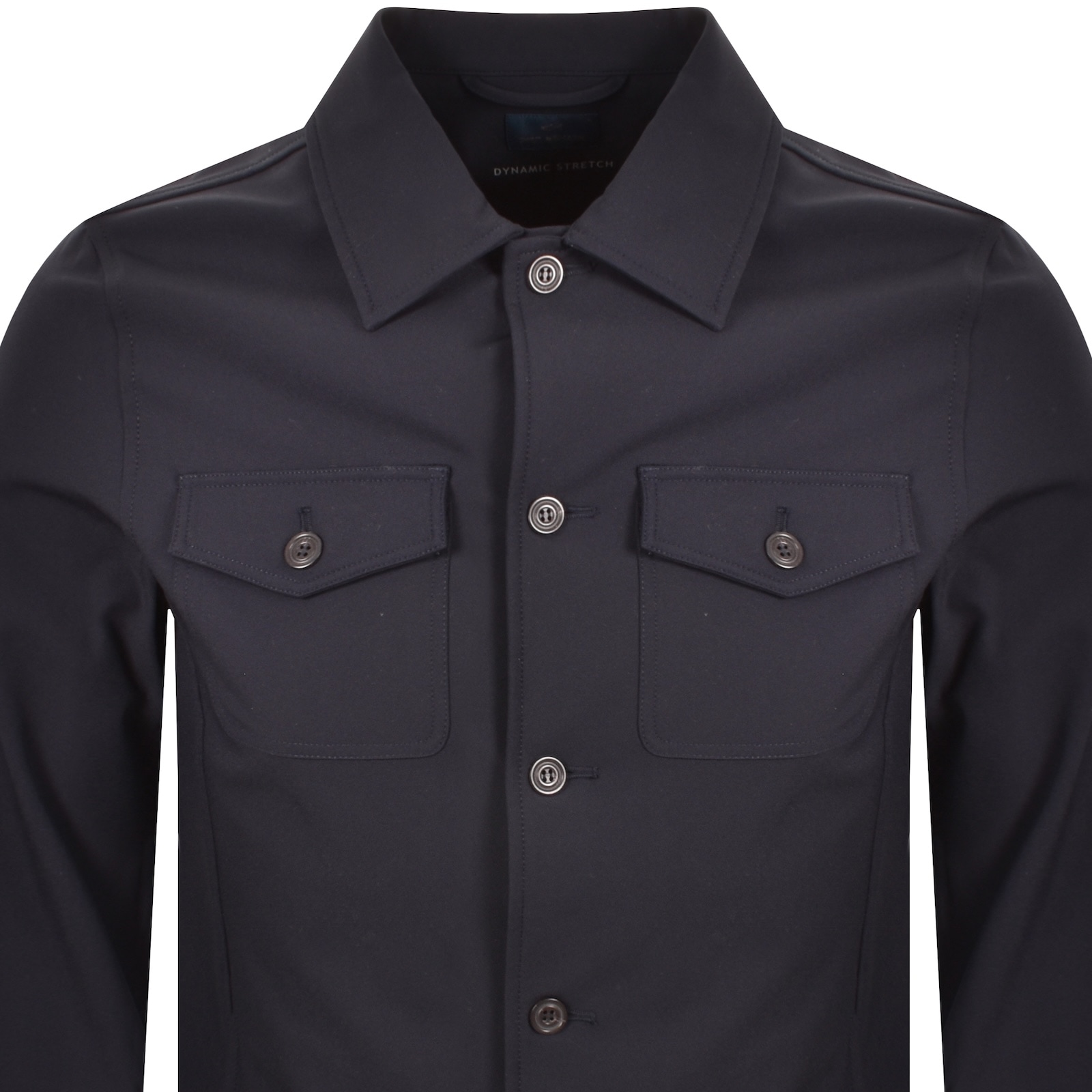Paul & Shark Paul And Shark Stretch Overshirt Navy In Blue