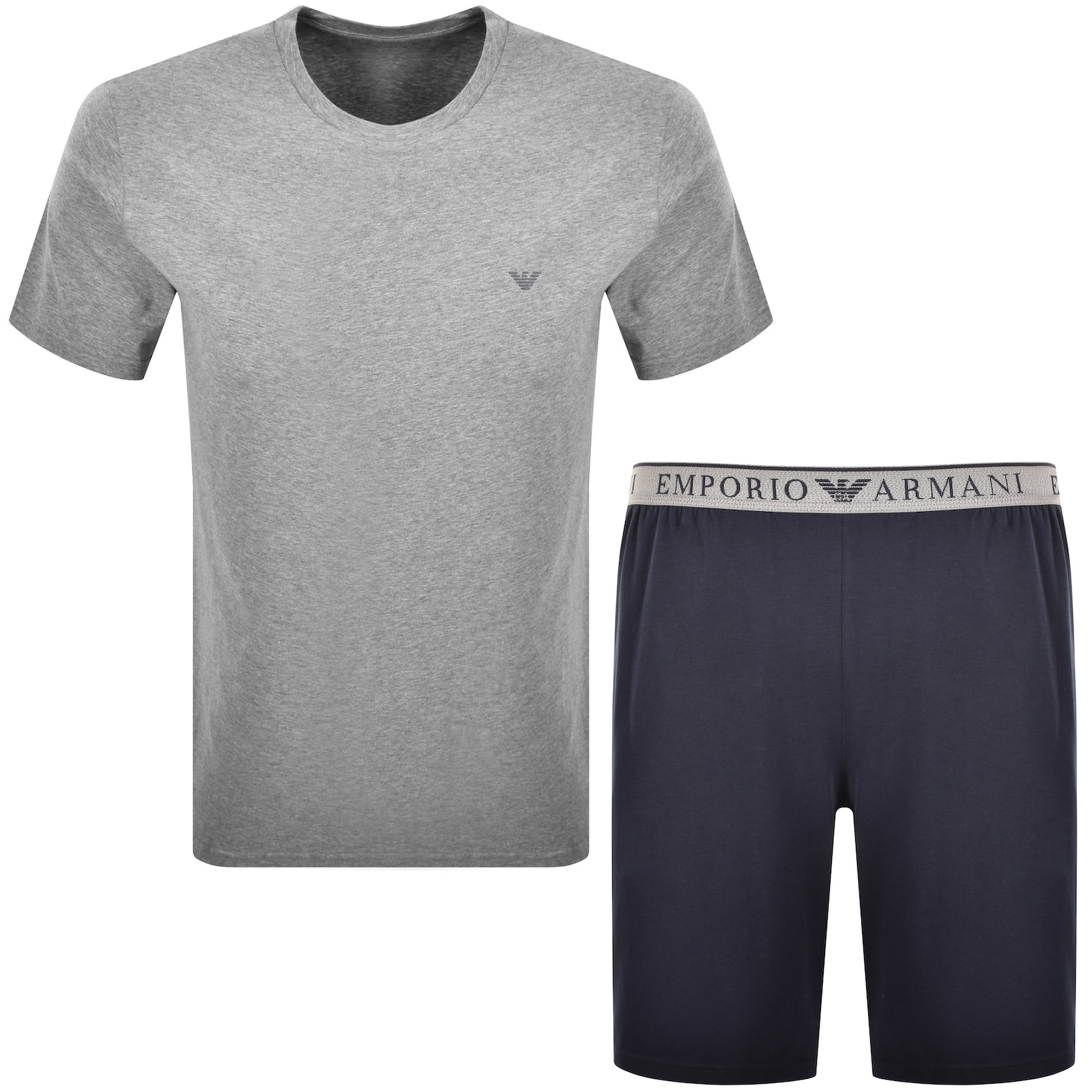Armani Collezioni Emporio Armani Short Pyjama Loungewear Set In Multi