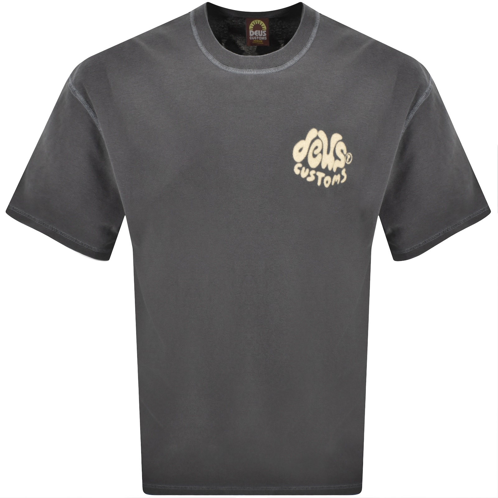 Deus Ex Machina Debris Reverse T Shirt Grey In Gray