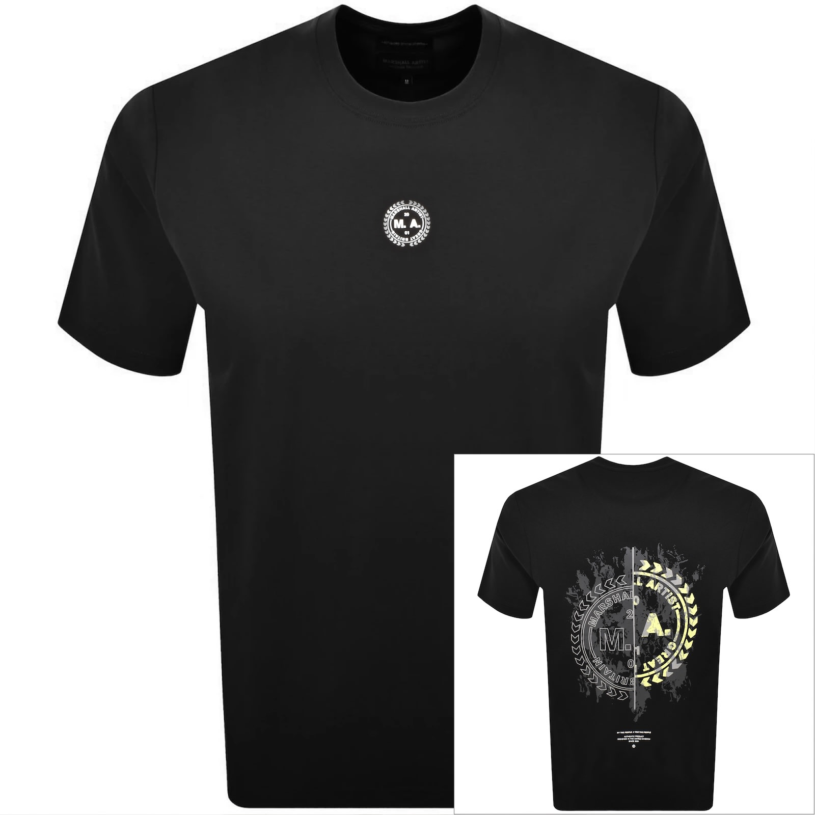 Marshall Artist Photek Back Print T Shirt Black In Black
