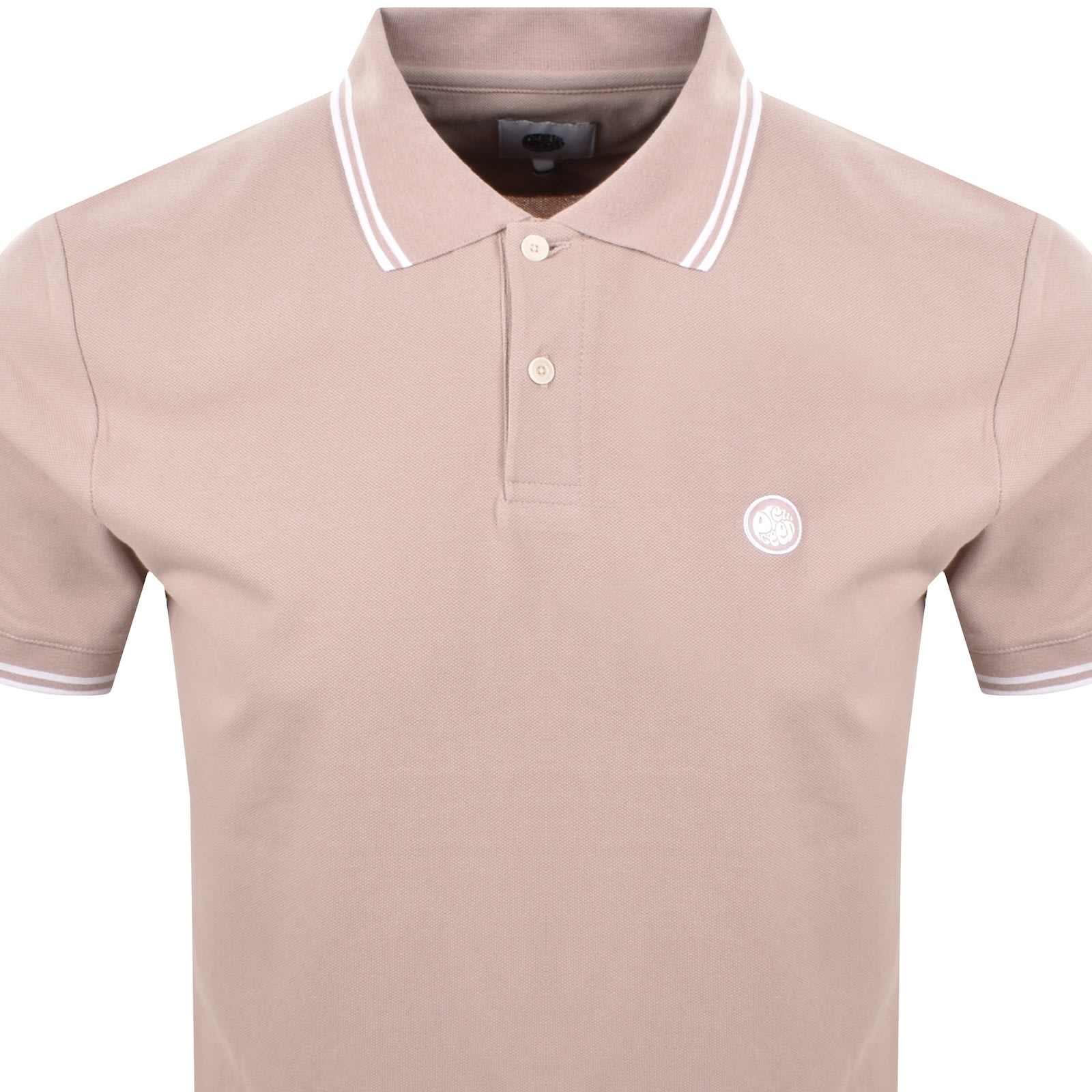 Pretty Green Barton Polo T Shirt Dusky Pink In Pink