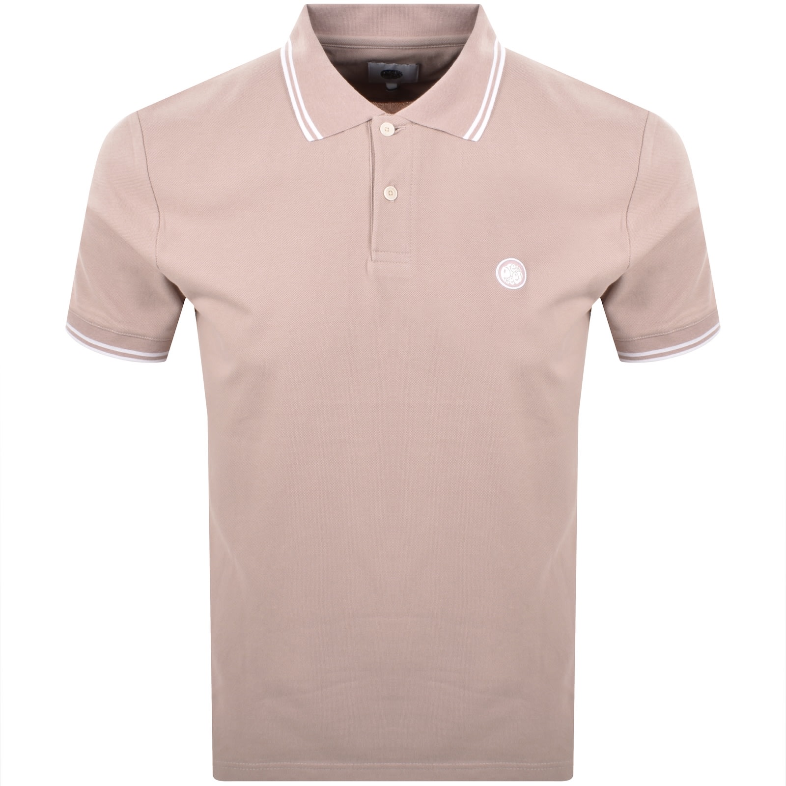 Pretty Green Barton Polo T Shirt Dusky Pink In Pink