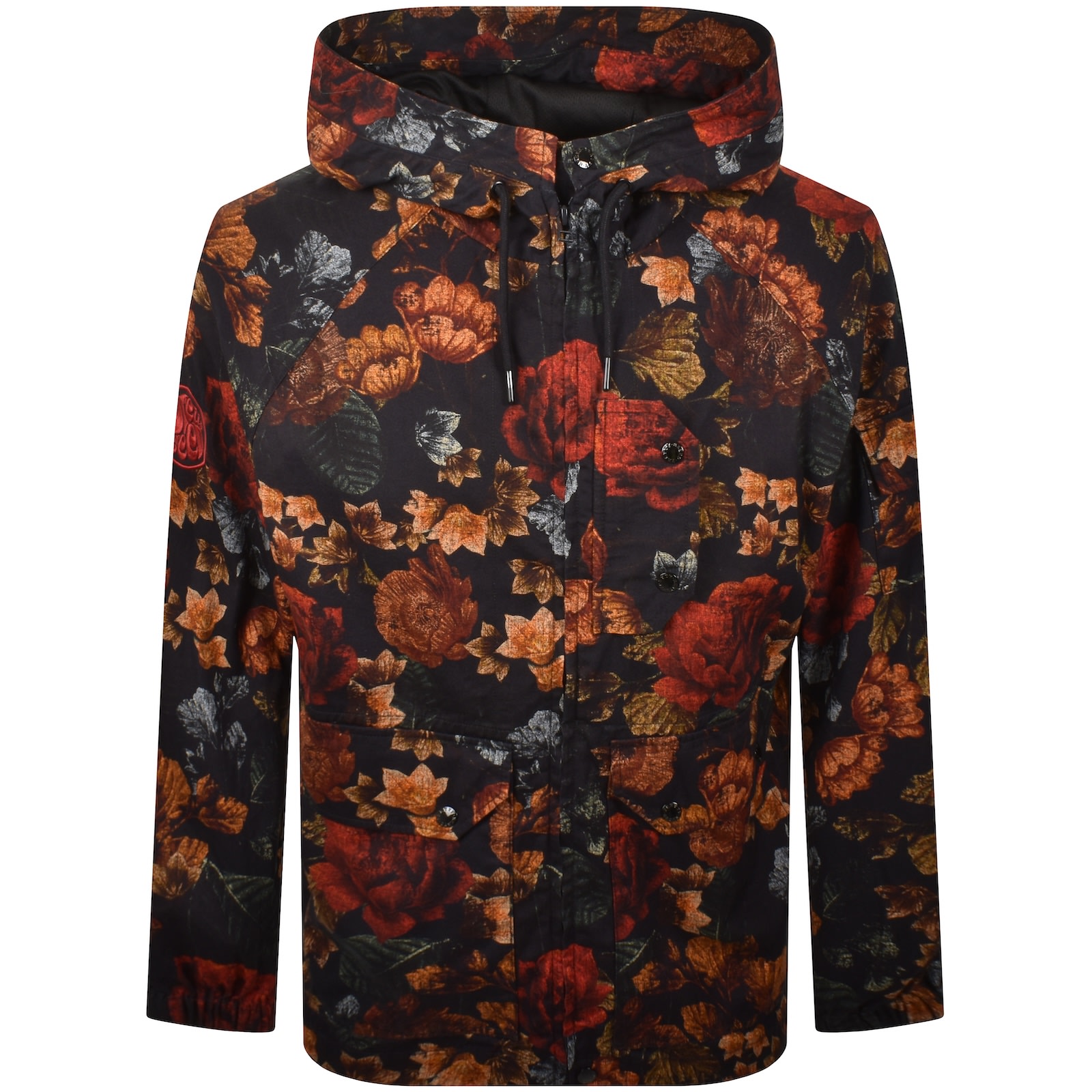 Pretty Green Prestleigh Floral Jacket Multi In Gold