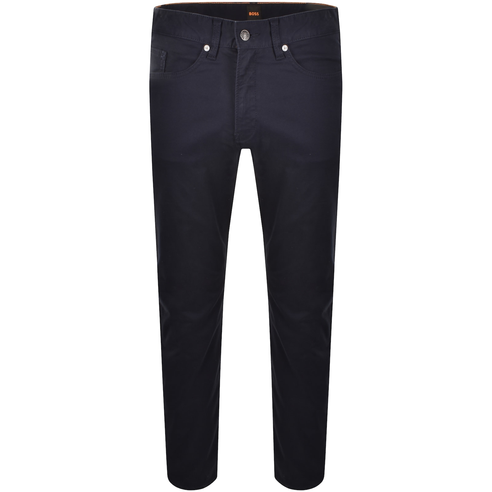 Boss Casual Boss Delaware Slim Fit Chinos Navy In Gold