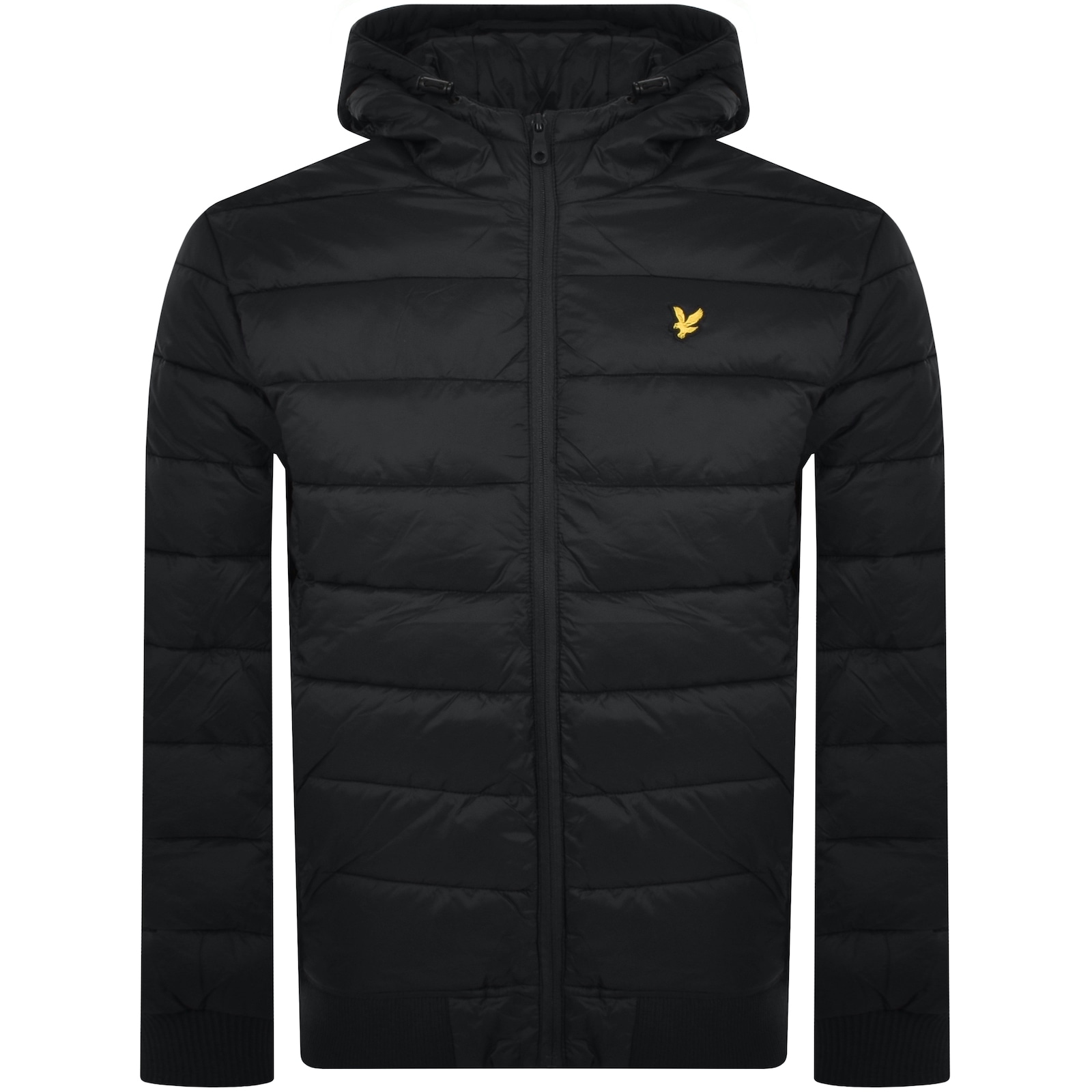 Lyle & Scott Lyle And Scott Wadded Puffer Jacket Black In Black