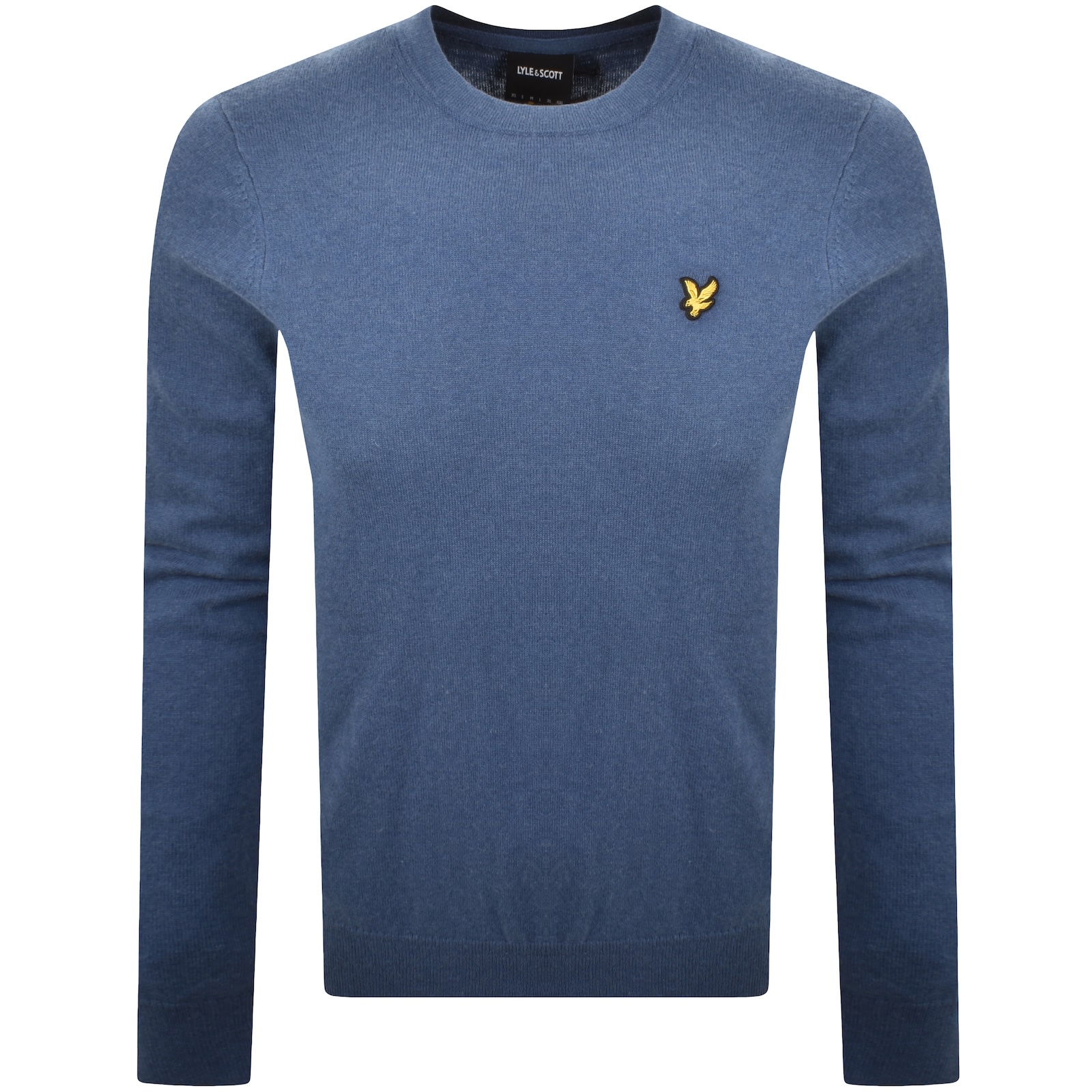 Lyle & Scott Lyle And Scott Cotton Merino Jumper Blue